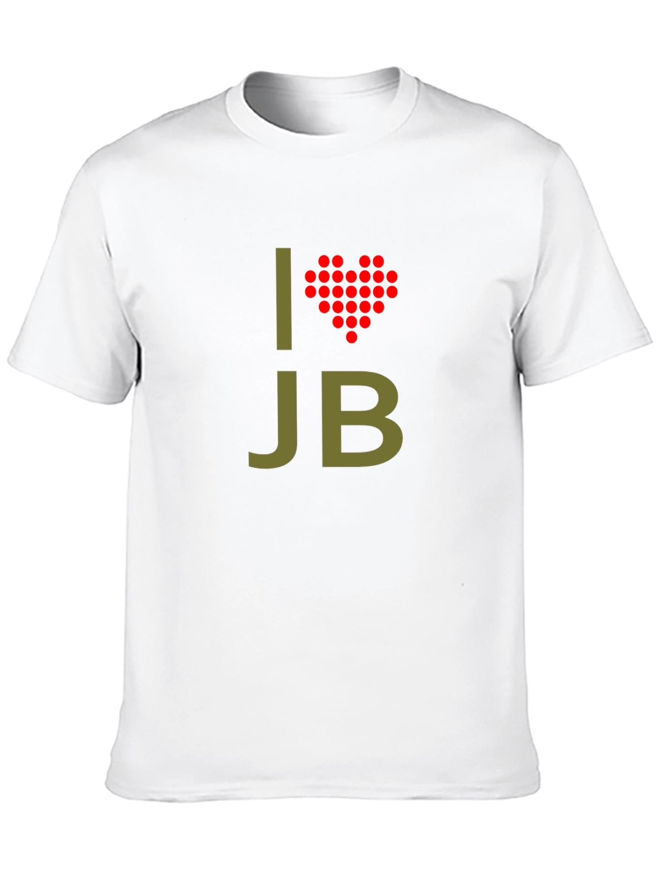 I Heart JB Graphic T-Shirt - Trendy Casual Wear