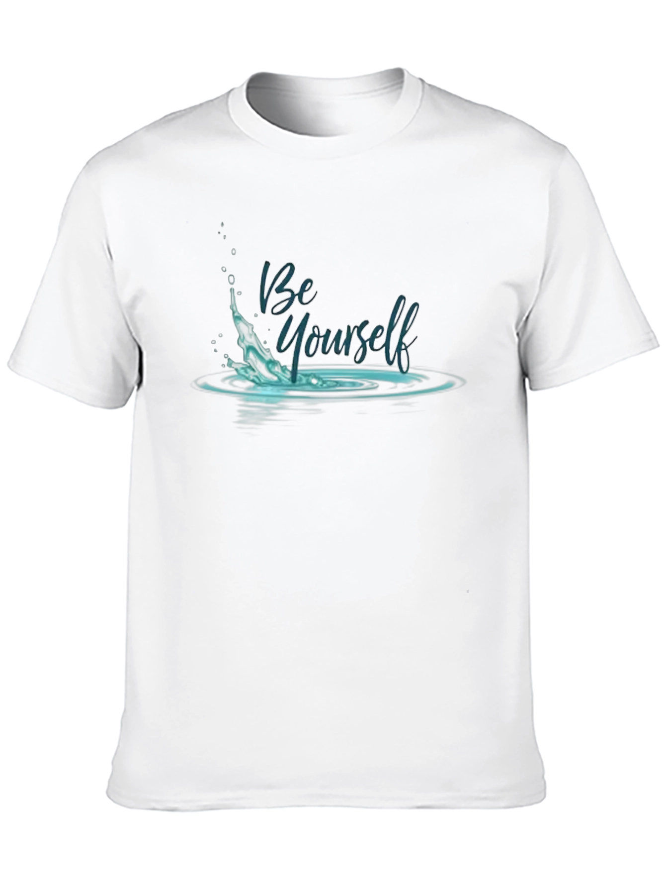 Be Yourself Graphic Black T-Shirt