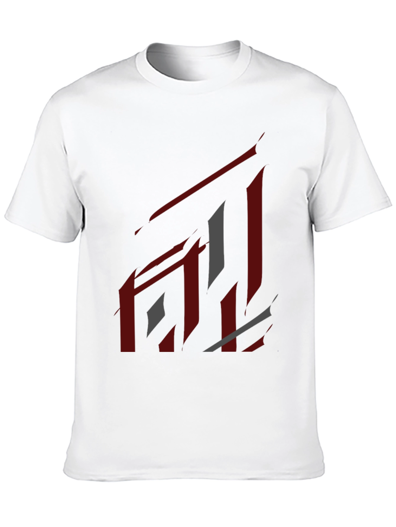 Abstract Graphic Black T-Shirt - Modern Streetwear