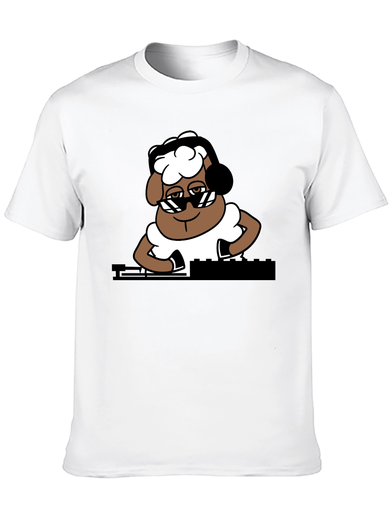 DJ Sheep Graphic Tee - Cool & Unique Design