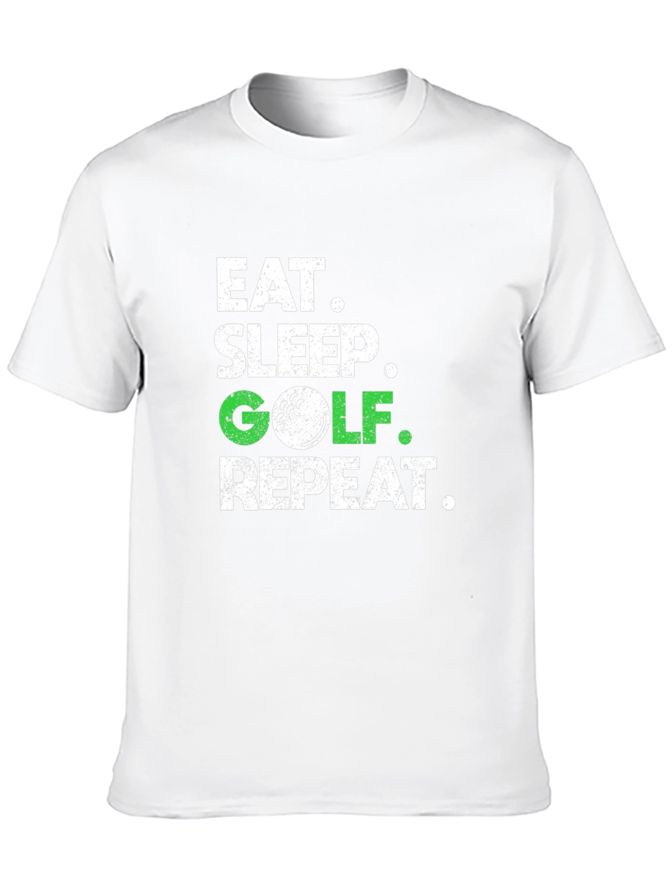 Eat Sleep Golf Repeat T-Shirt - Funny Golfer Tee
