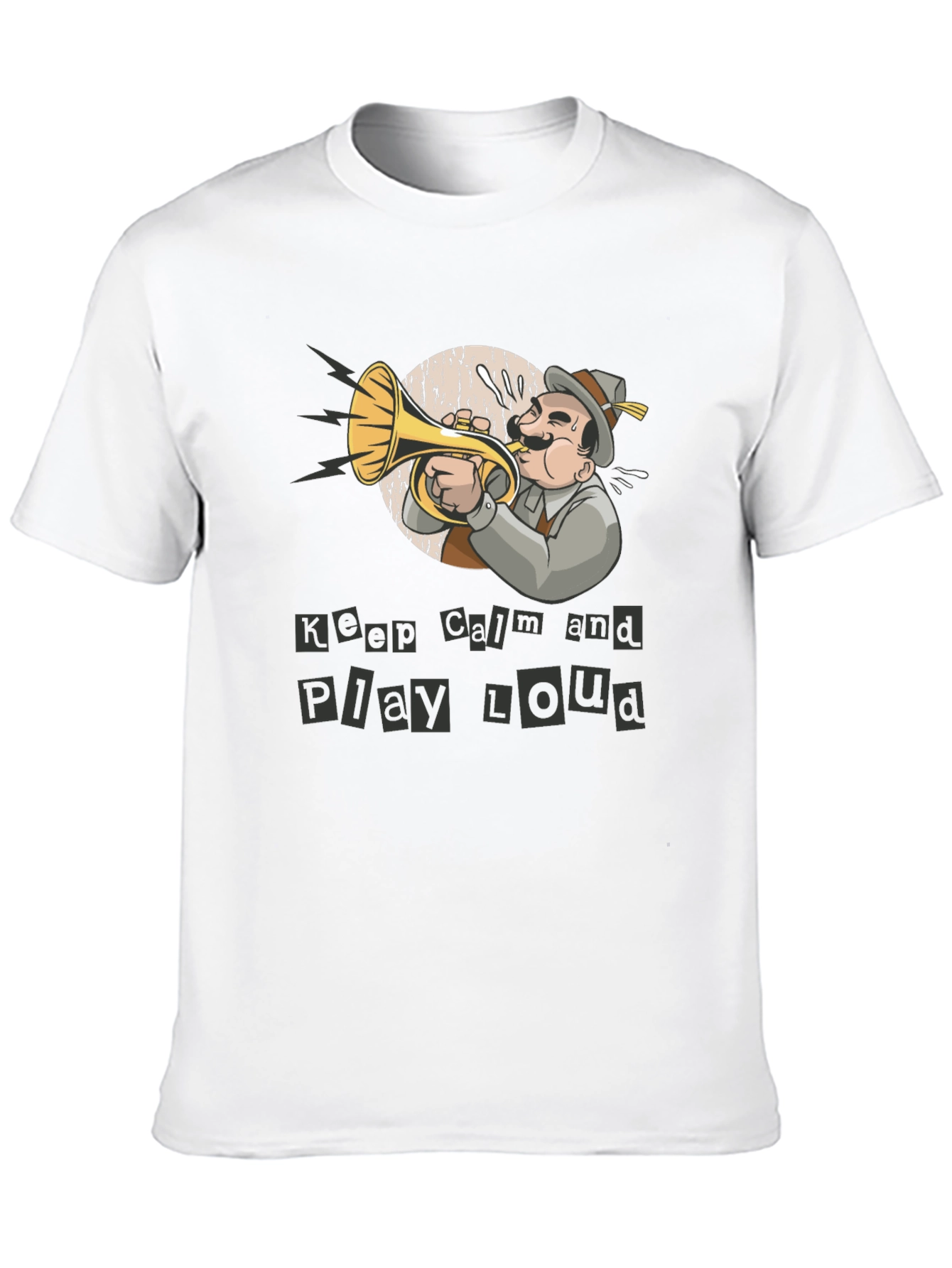 Keep Calm Play Loud Musician T-Shirt