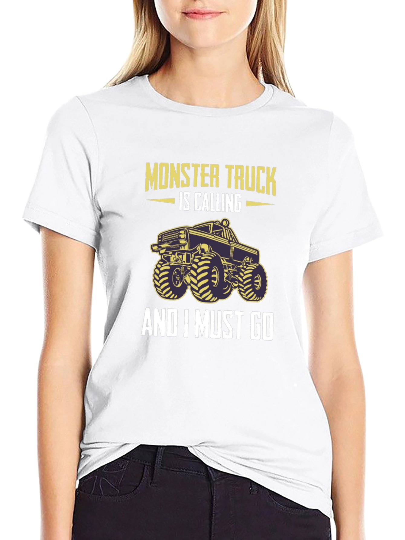 Monster Truck Calling Graphic Tee