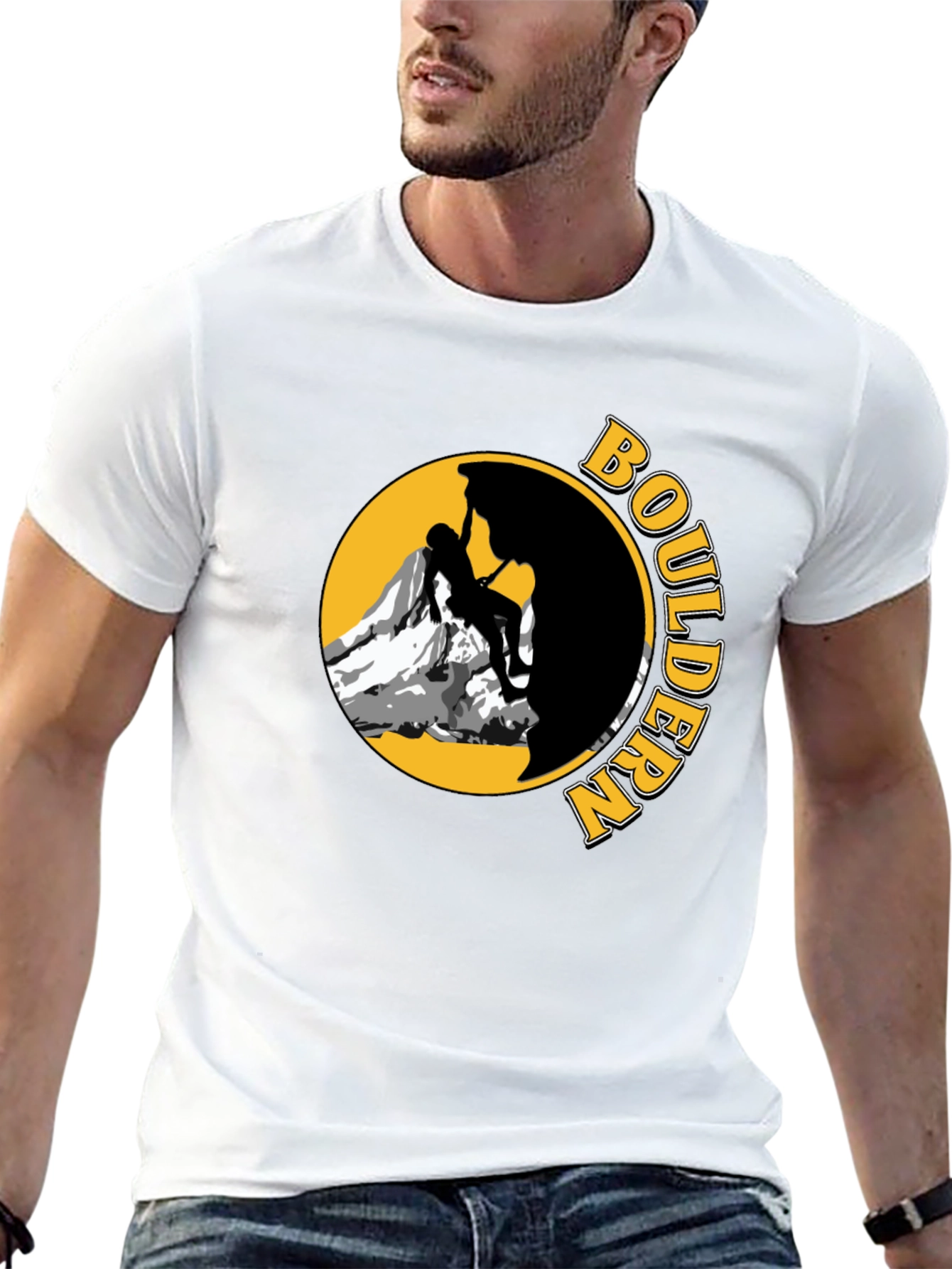 Boulder Climber Graphic Tee - Black