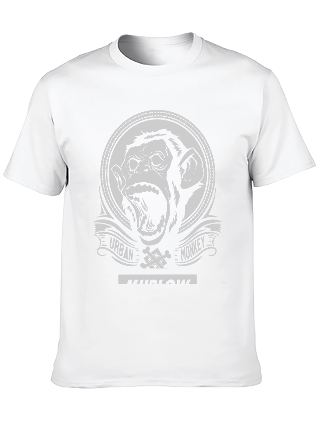 Urban Monkey Graphic T-Shirt - Black
