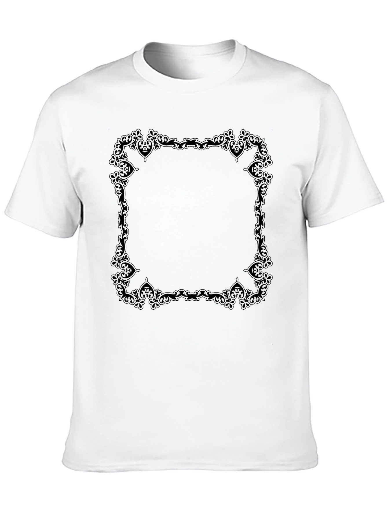 Ornate Frame Black T-Shirt - Graphic Tee