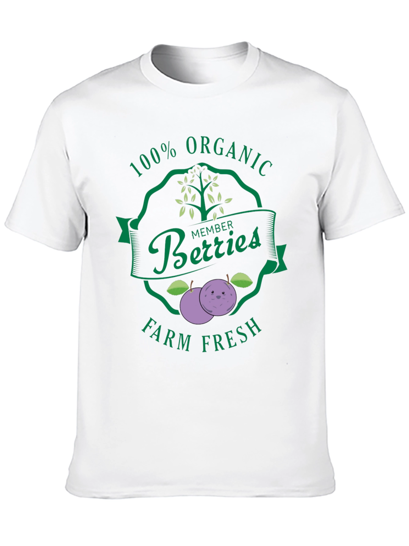 Organic Berries Farm Fresh Graphic Tee