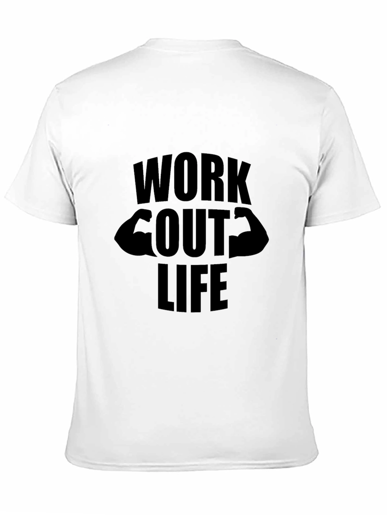 Workout Life Graphic Tee - Black