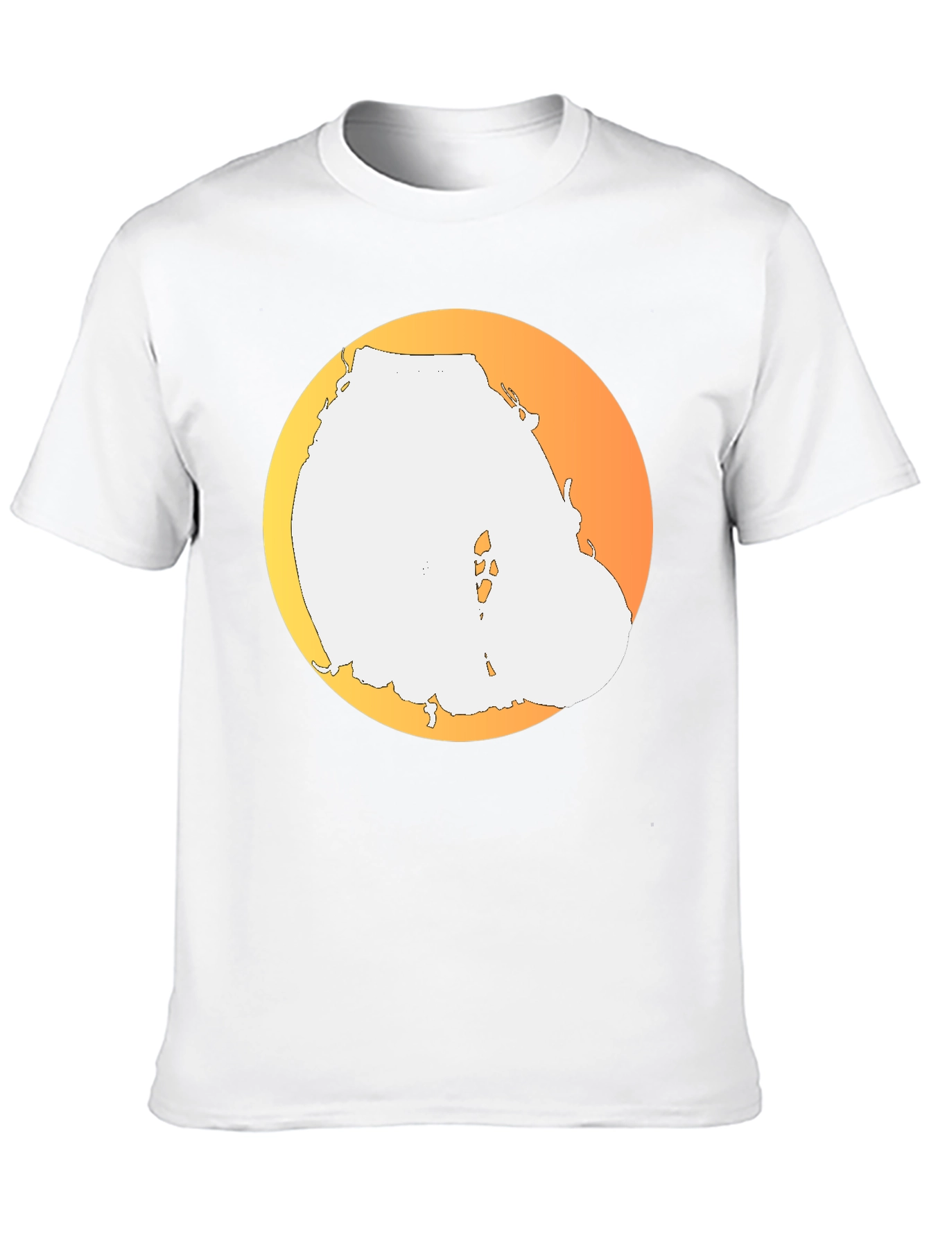 Sunset Island Tee - Black Graphic T-Shirt