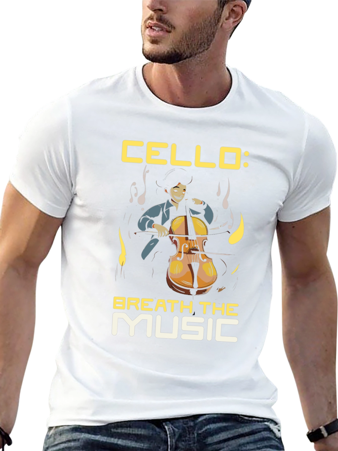 Cello Breathe the Music T-Shirt