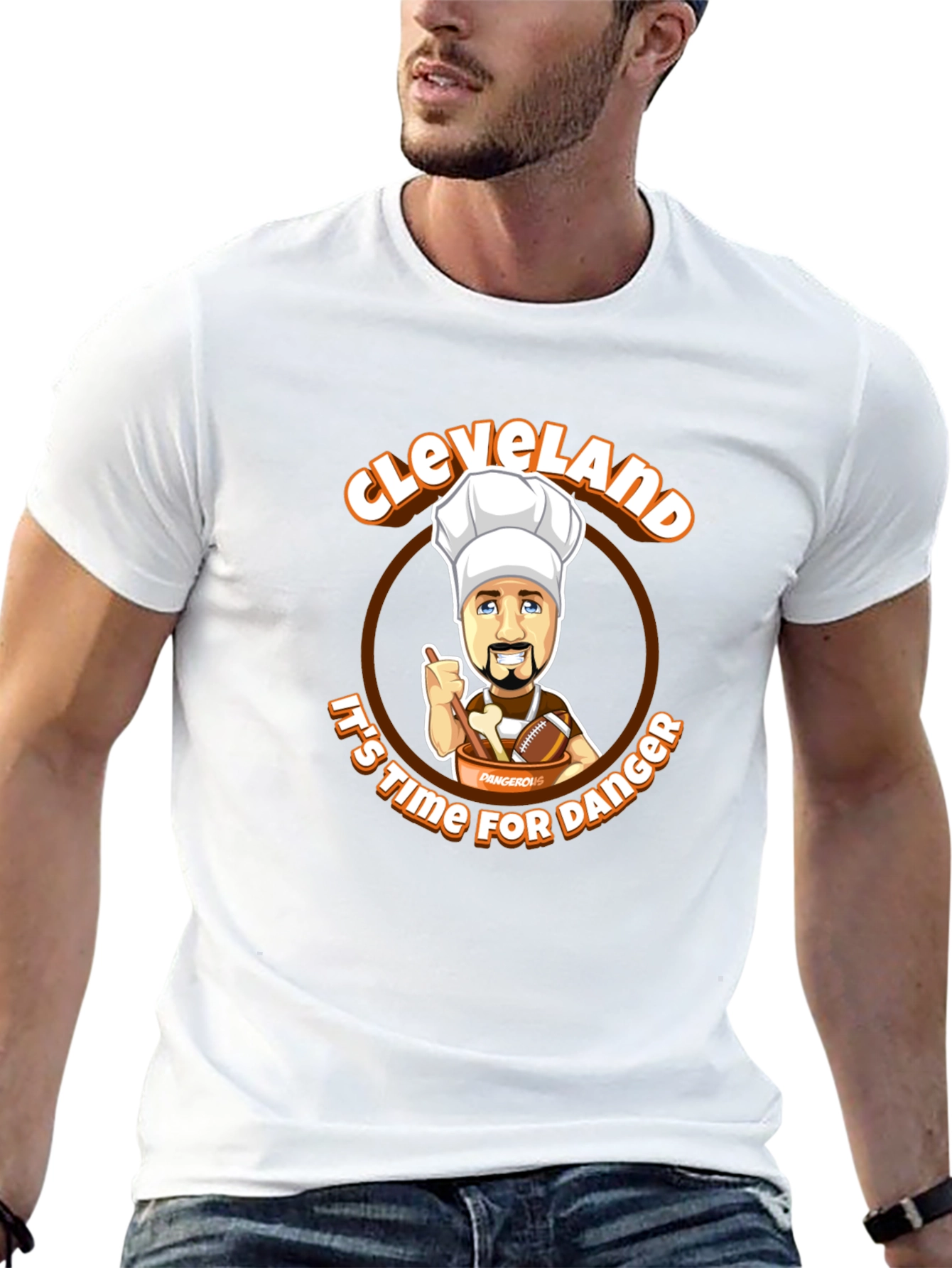 Cleveland Football Time for Danger T-Shirt