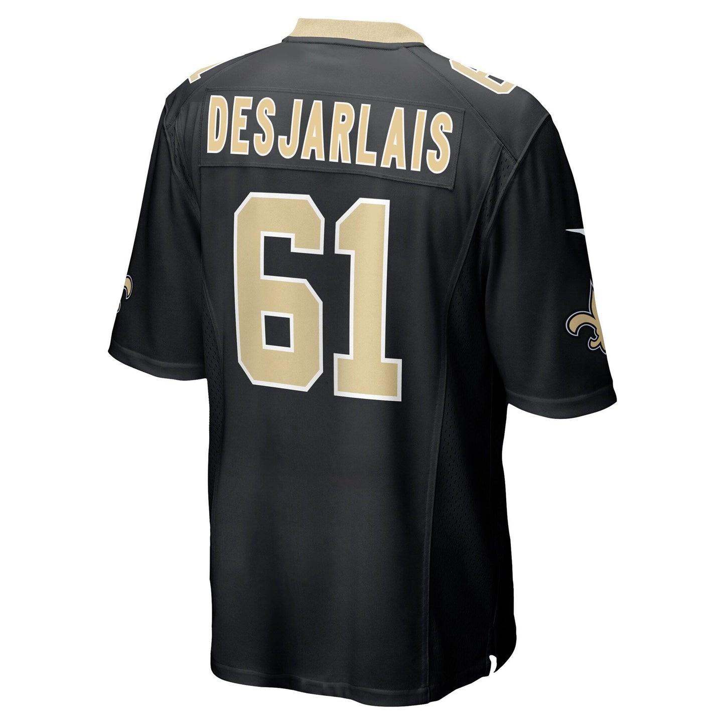 Drew Desjarlais New Orleans Saints Nike Game Jersey - Black