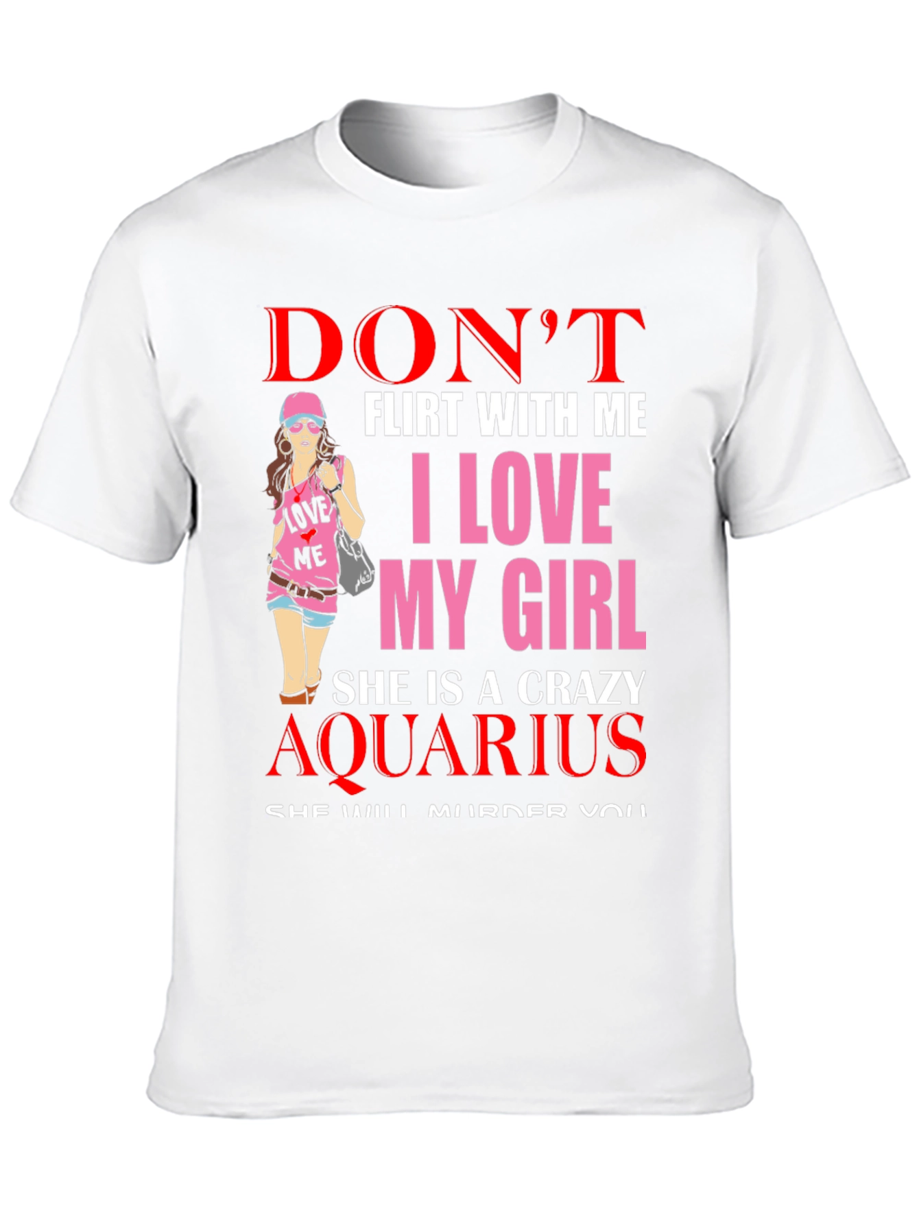 Crazy Aquarius Girl T-Shirt