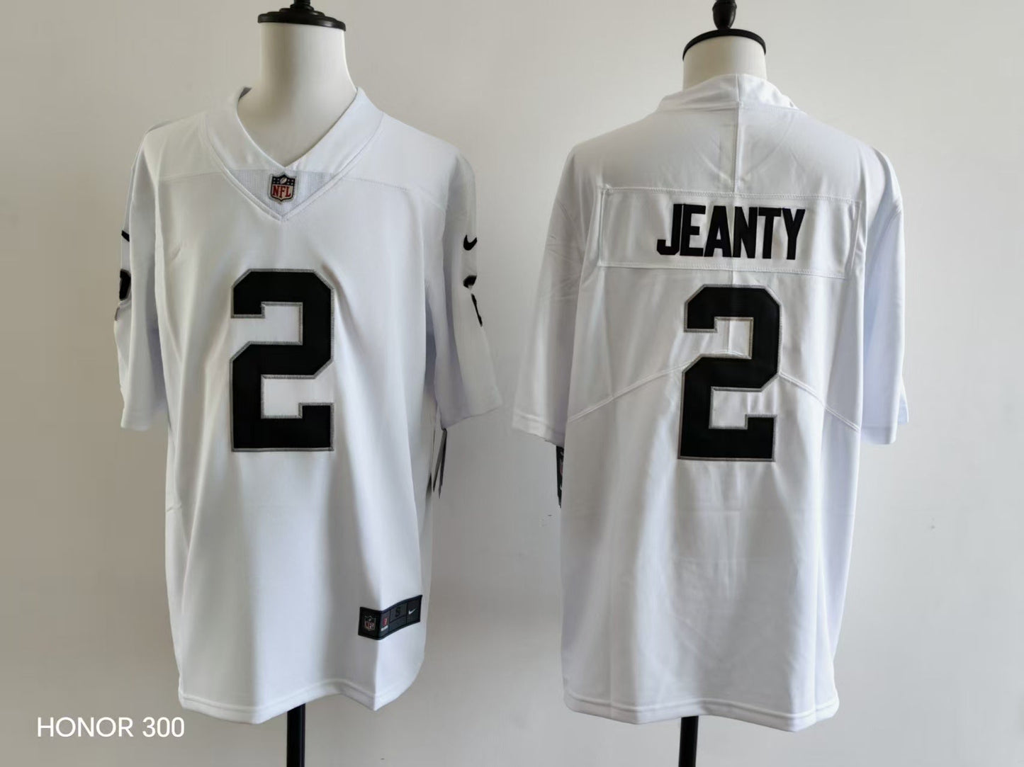 Men's Oakland Raiders Ashton Jeanty Nike Jersey - White