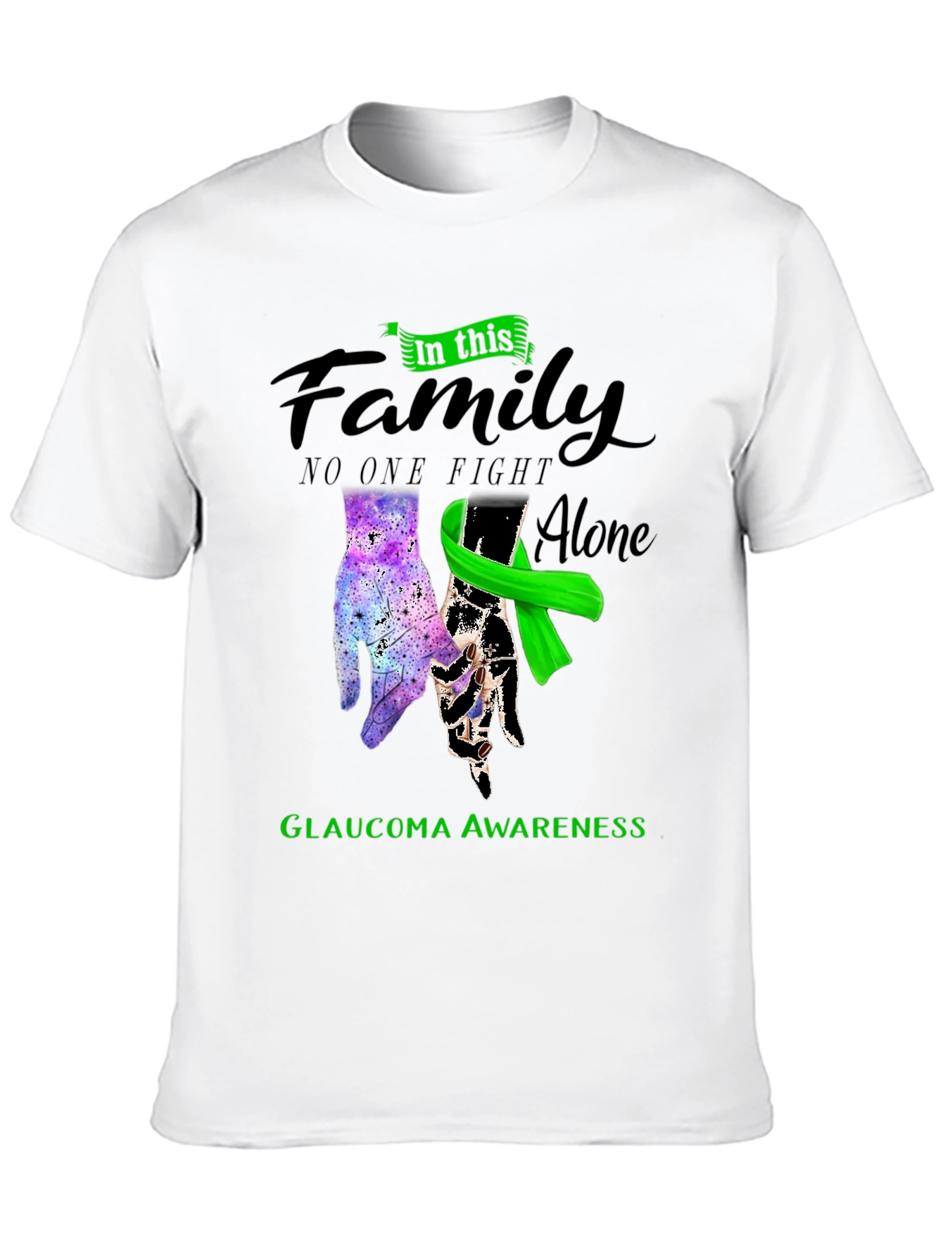 Glaucoma Awareness Family T-Shirt