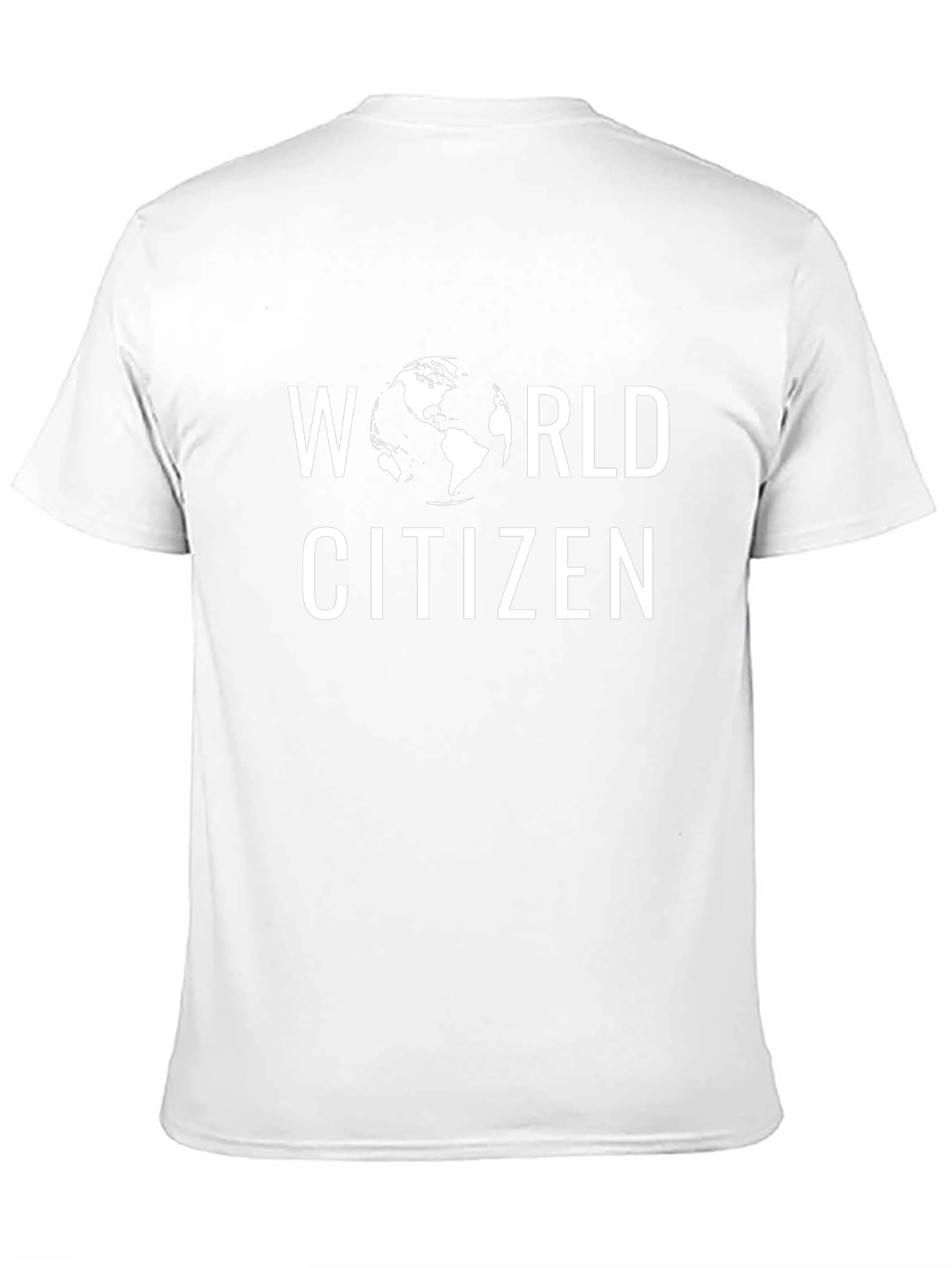 World Citizen Graphic Tee - Black Cotton T-Shirt