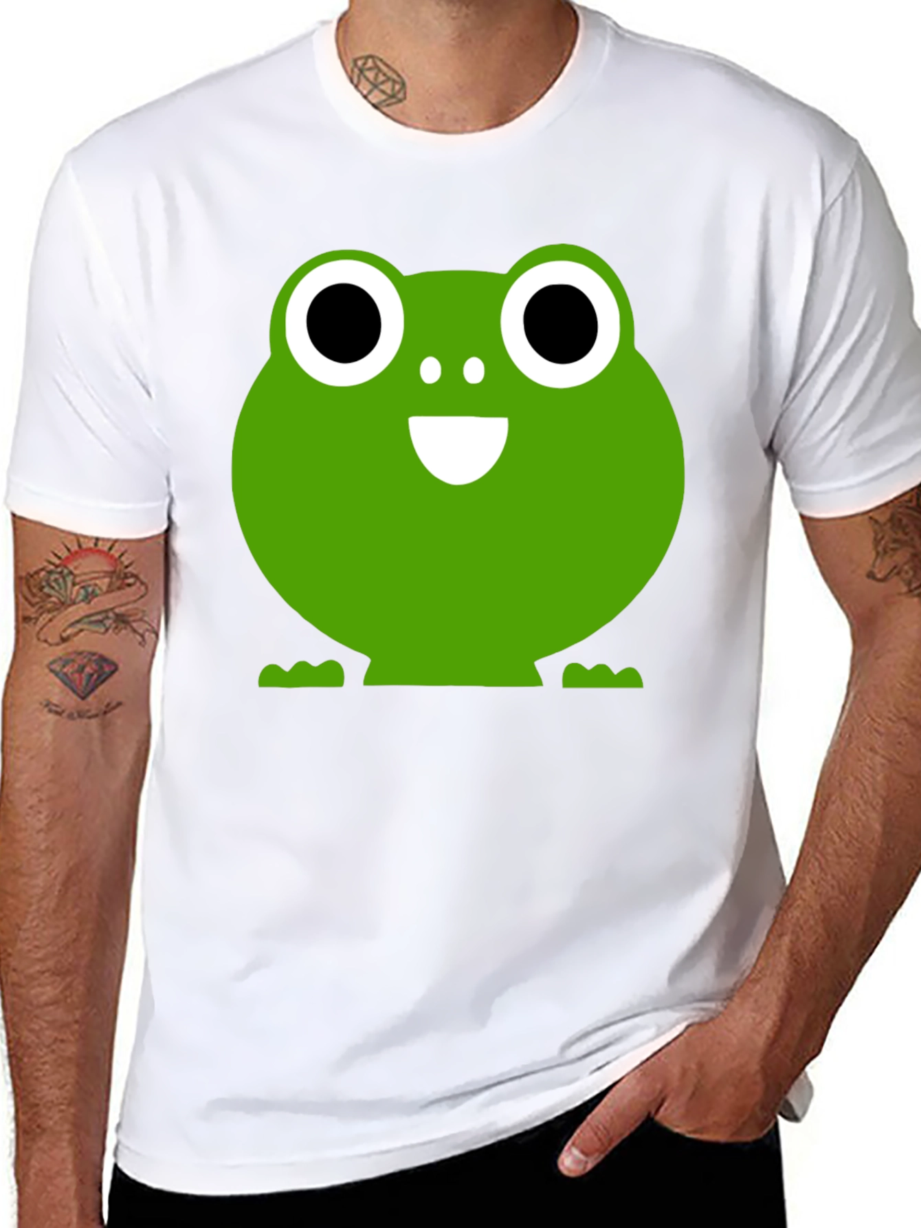 Frog Graphic Black T-Shirt - Fun & Casual