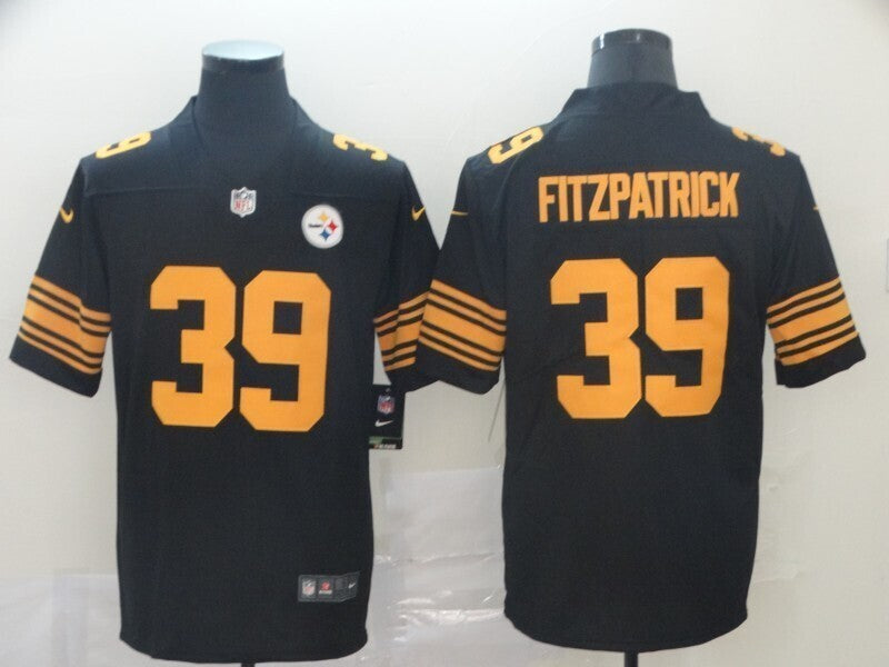 Men's Pittsburgh Steelers Minkah Fitzpatrick Nike Jersey - Black-yellow numbers