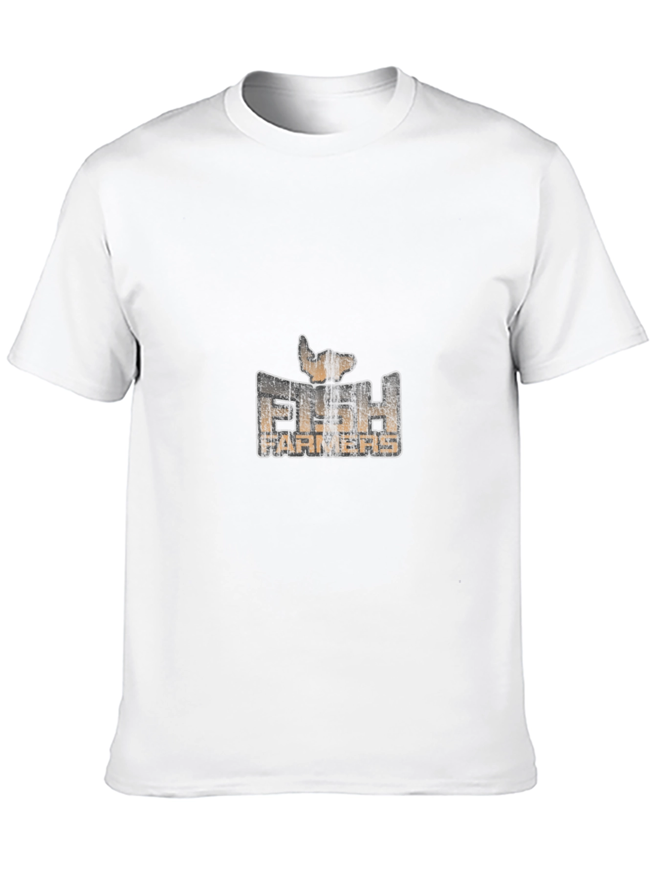 Fish Farmers Graphic Tee - Black Cotton Blend T-Shirt