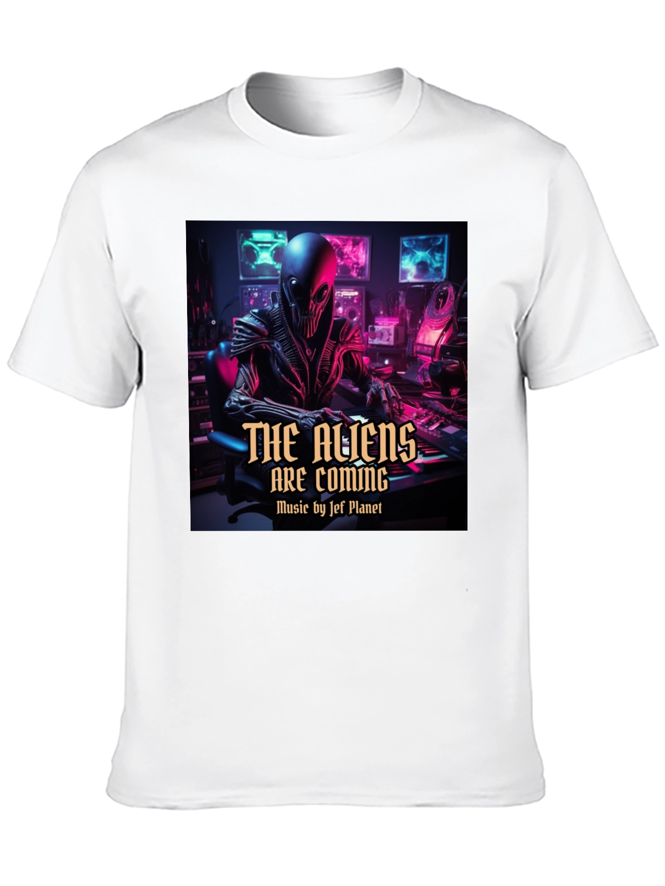 The Aliens Are Coming Graphic T-Shirt