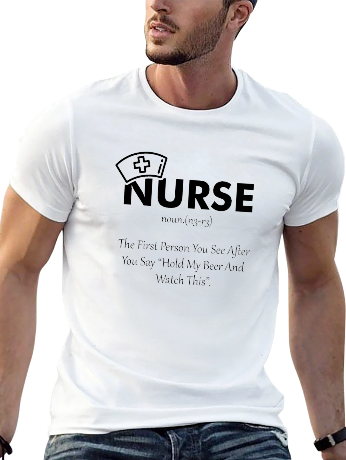 Nurse Definition Graphic T-Shirt - Funny Medical Gift