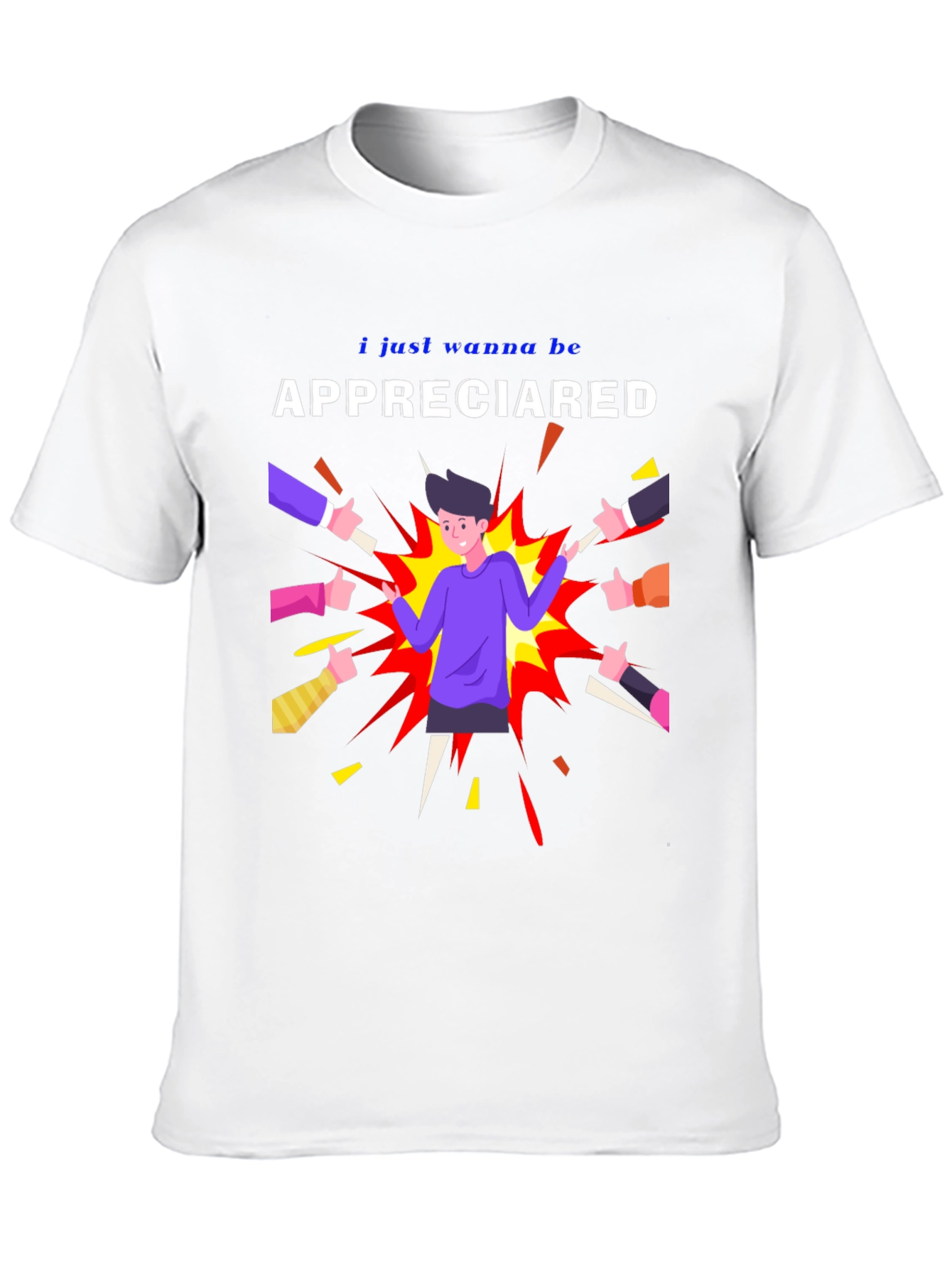 Appreciated Graphic Print T-Shirt - Trendy Black Tee