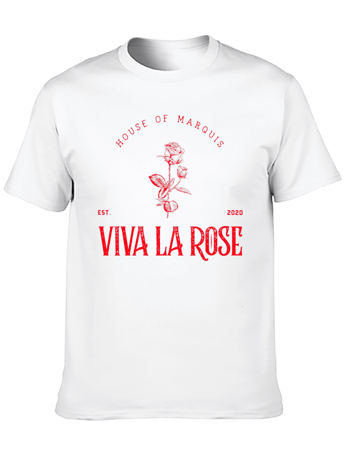House of Marquis Viva La Rose Black Graphic Tee