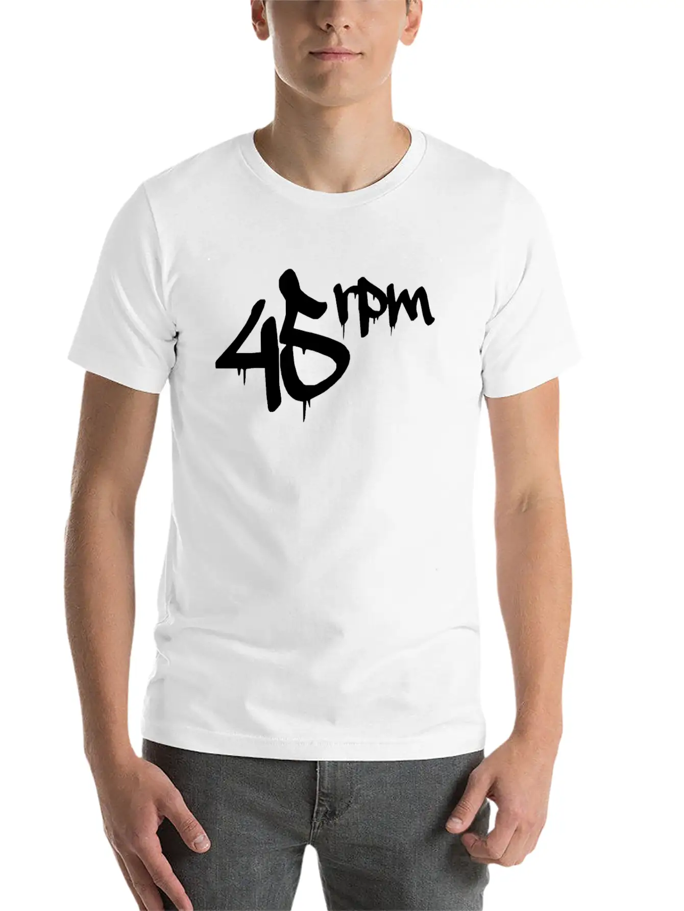 45 Rpm Vinyl Unisex Short Sleeve Soft Cotton T-Shirt – Casual Everyday Wear