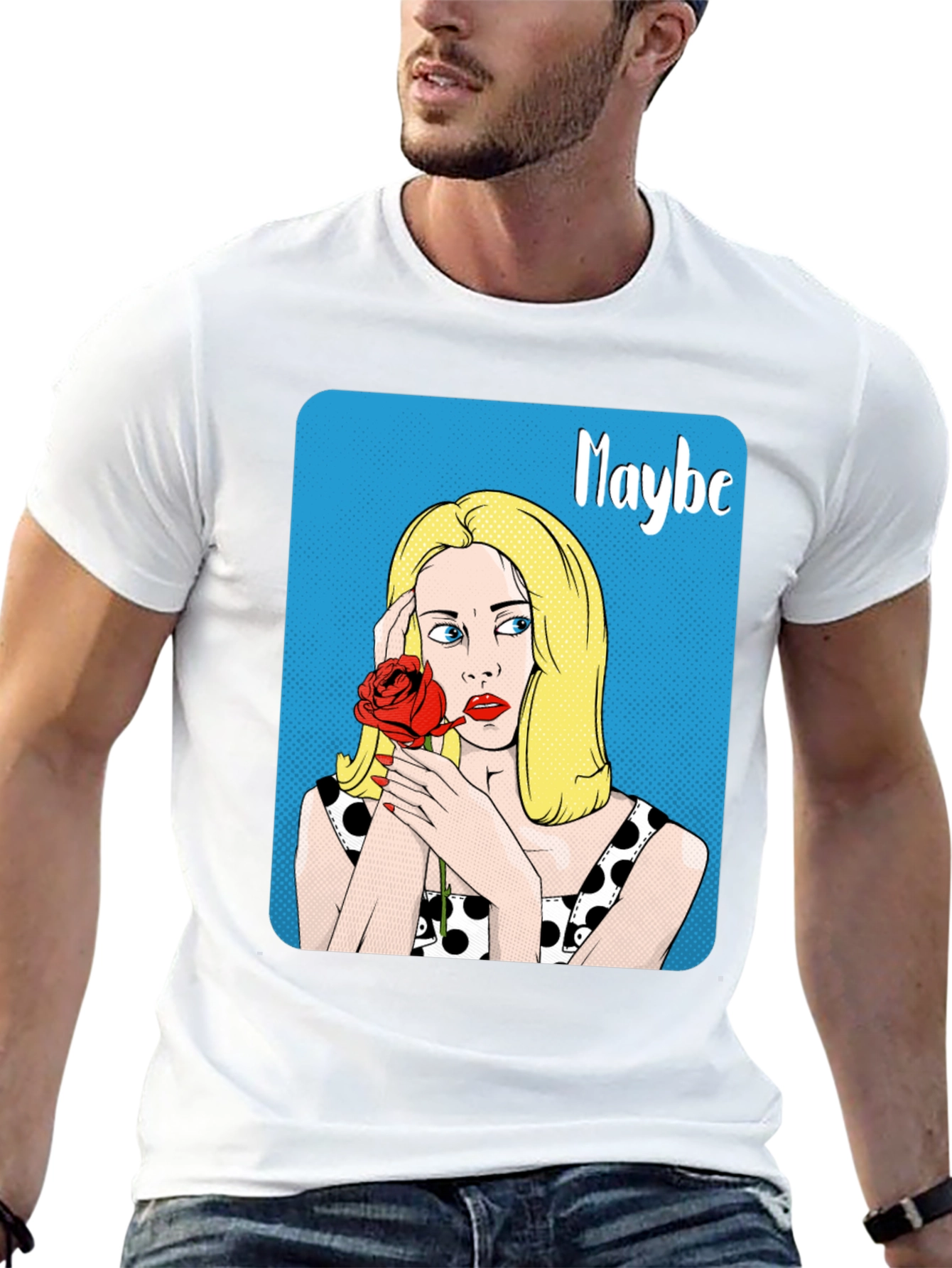 Pop Art Maybe Graphic Tee