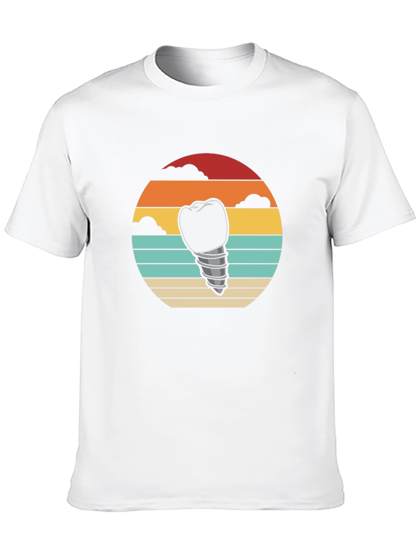 Retro Dental Implant T-Shirt - Dentist Apparel