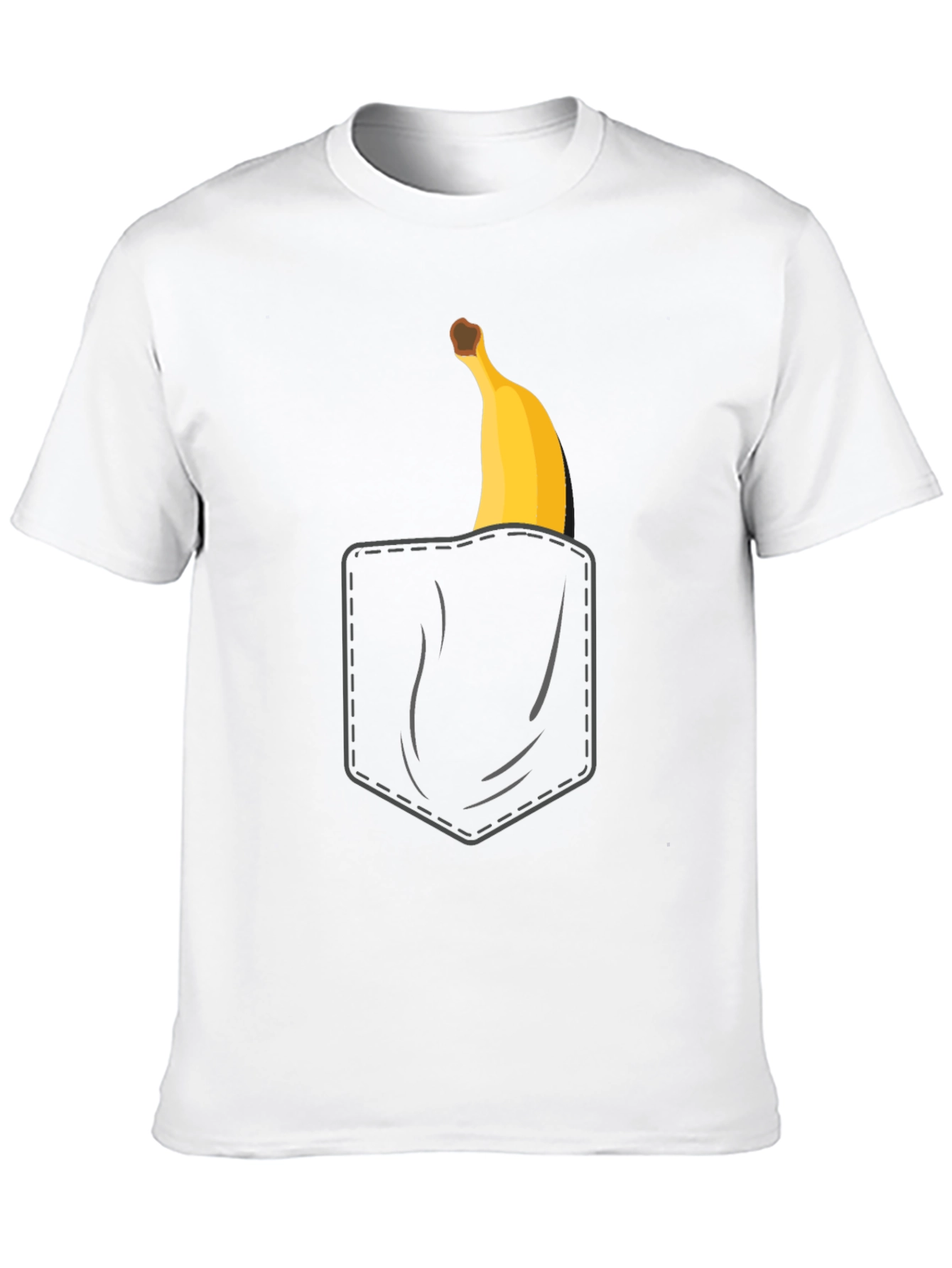 Banana Pocket T-Shirt - Quirky Graphic Tee