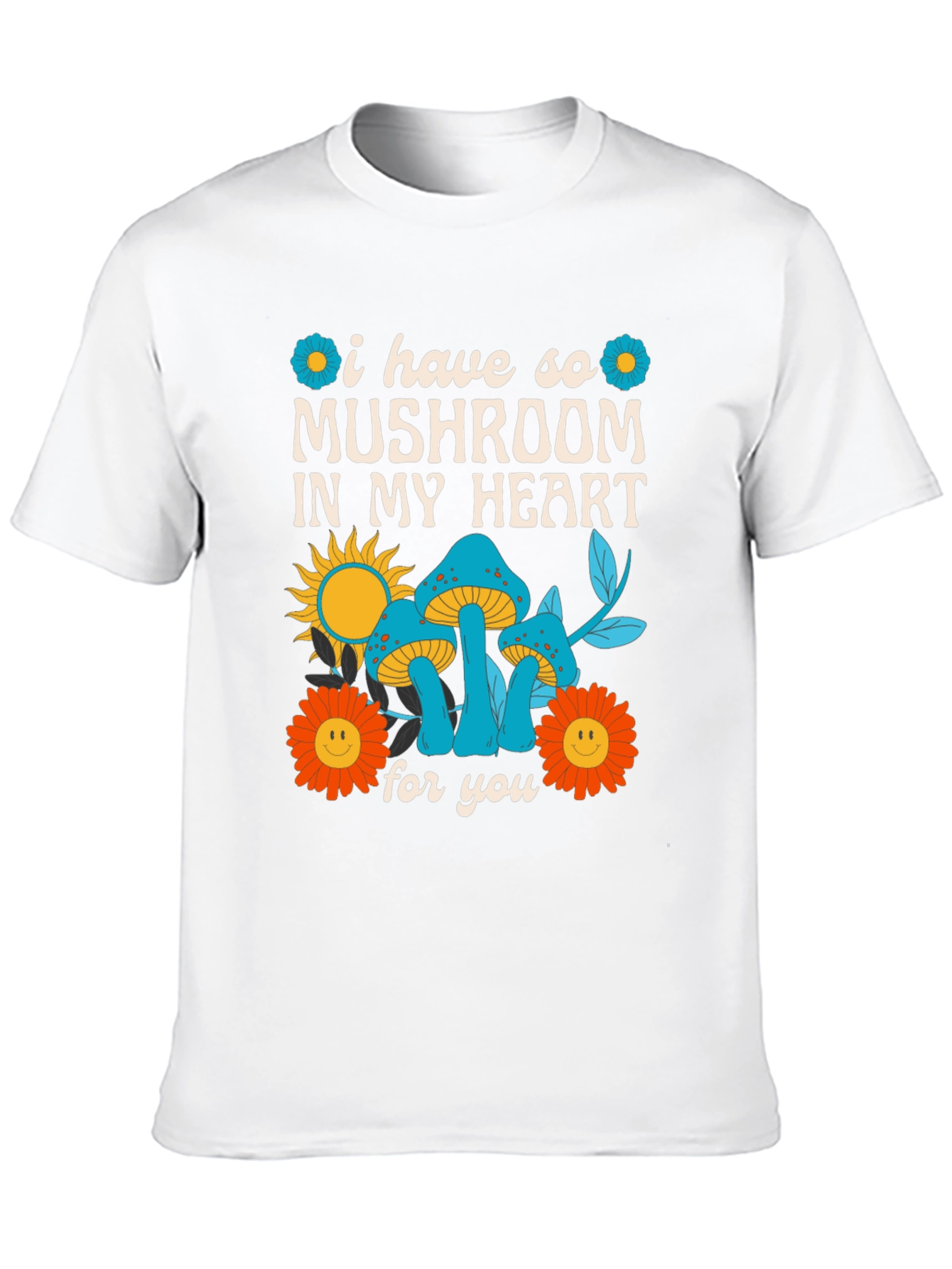 Mushroom Heart Graphic Tee