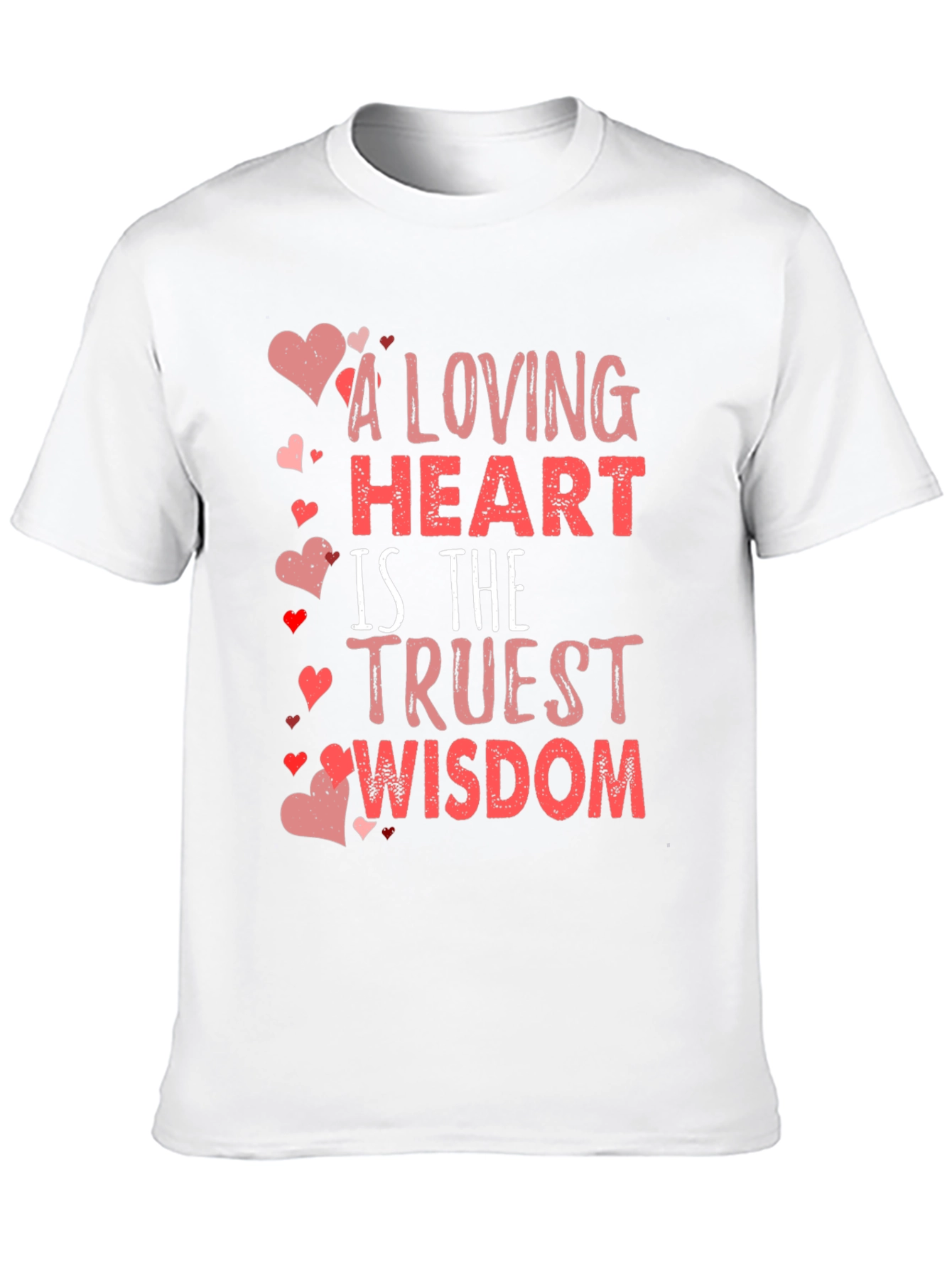 Loving Heart Wisdom Black T-Shirt