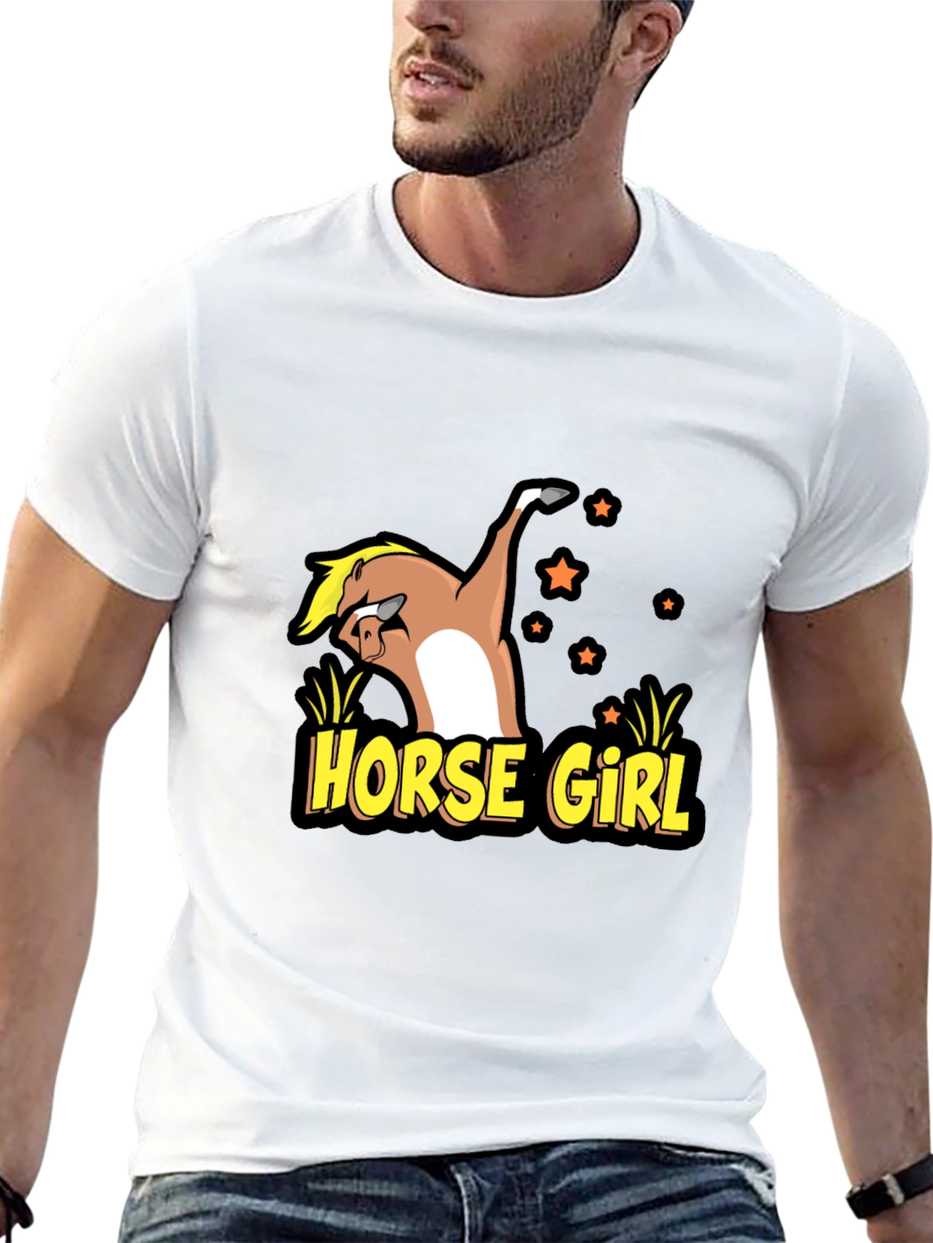 Horse Girl Graphic T-Shirt