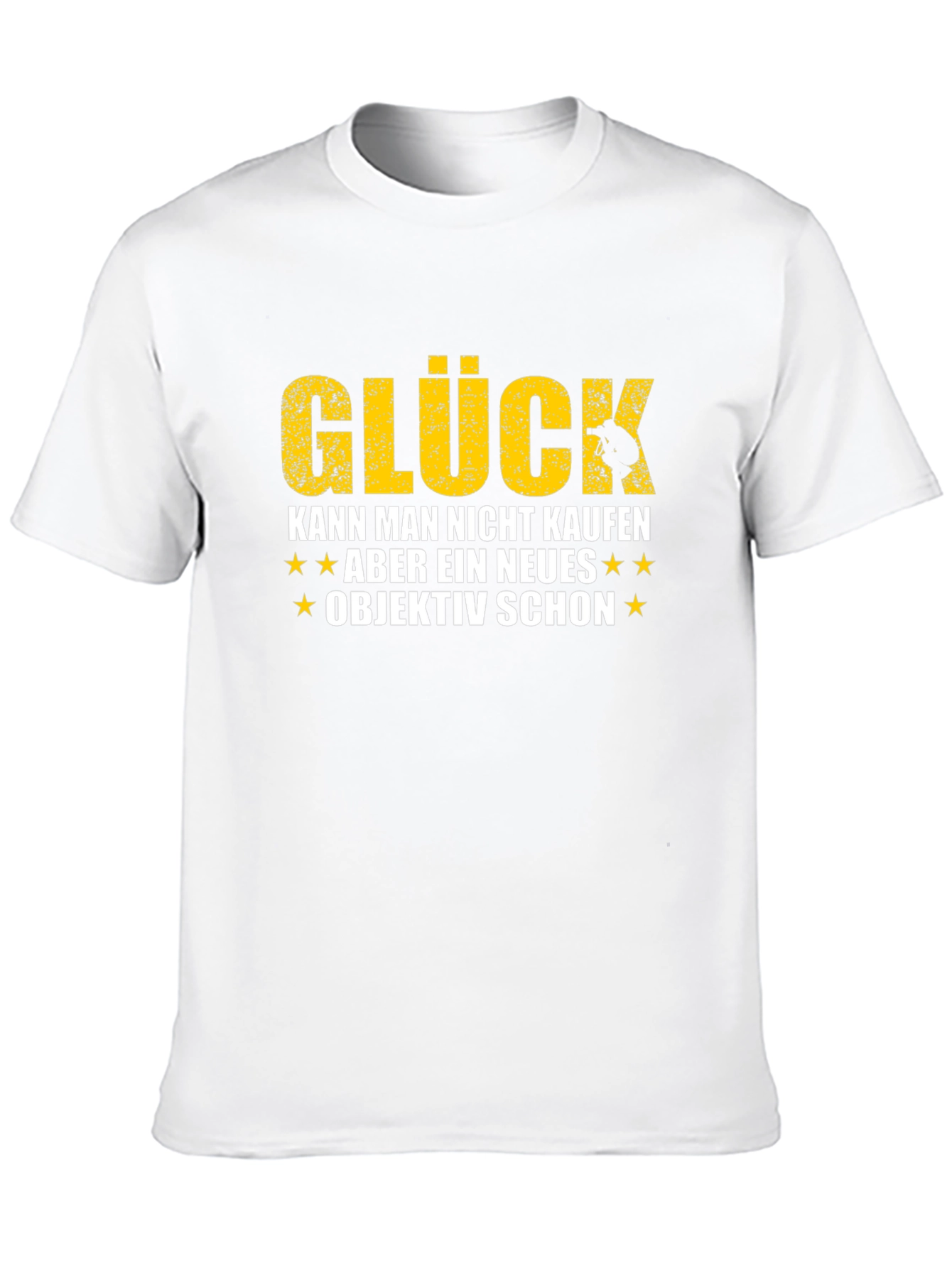 Gluck T-Shirt - Happiness Photo Quote - Photographer Gift