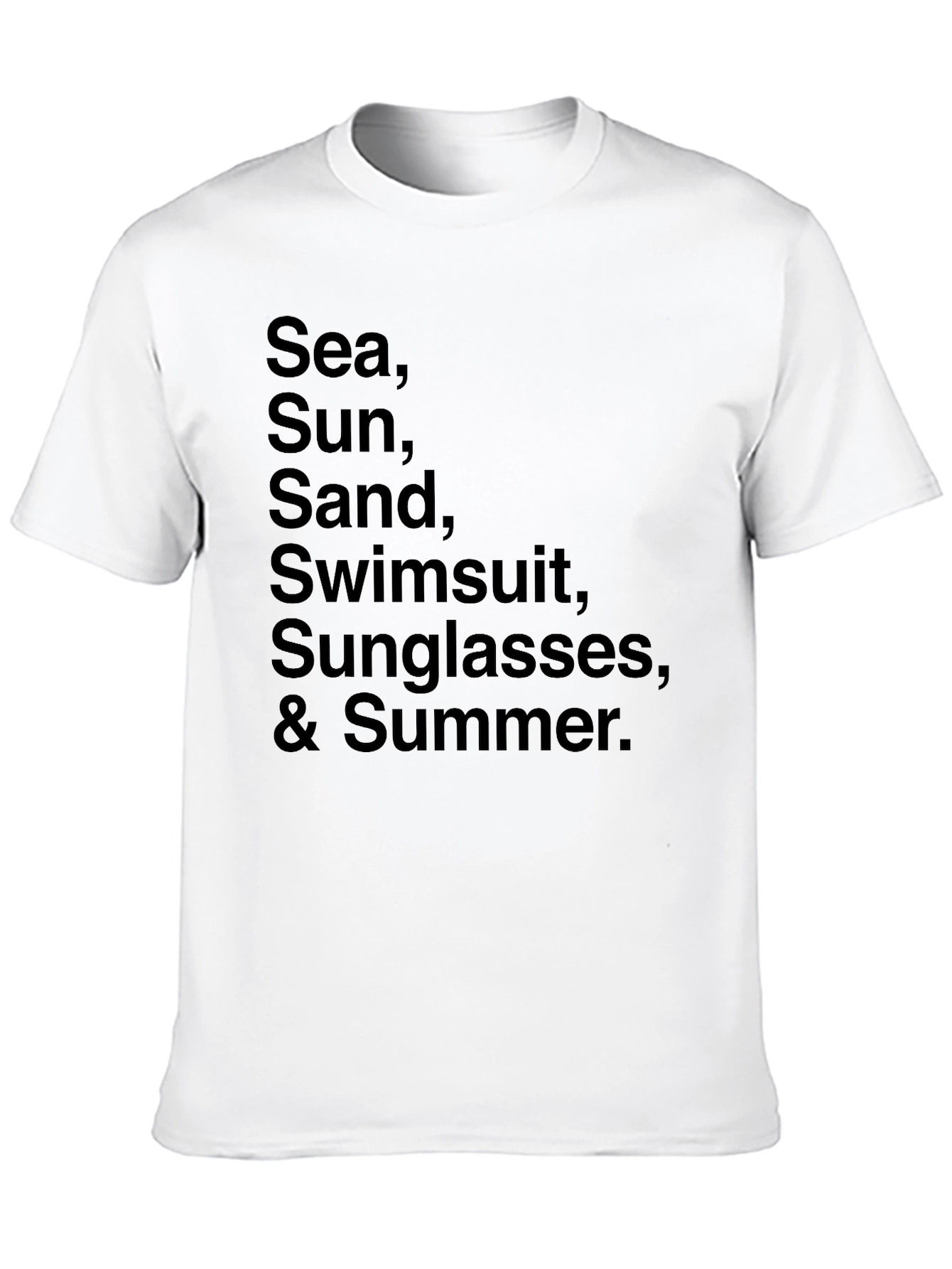 Summer Essentials Black T-Shirt