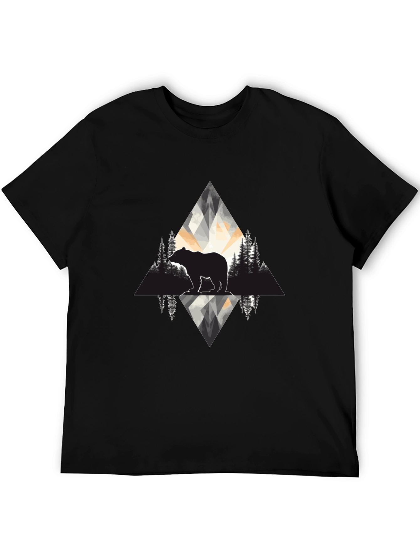 Black Bear Graphic Tee - Mountain Wilderness Design