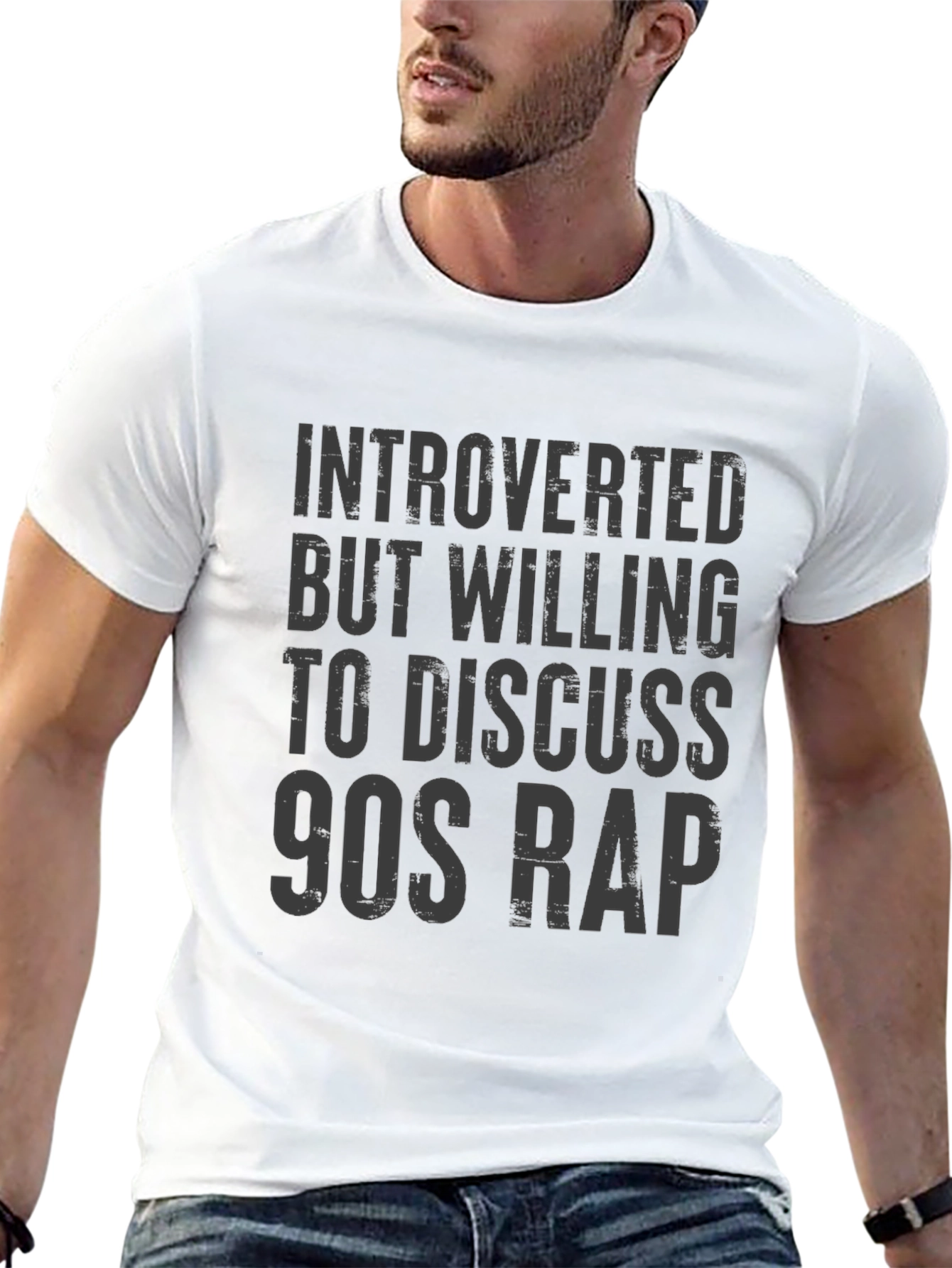 Introverted 90s Rap Graphic Tee