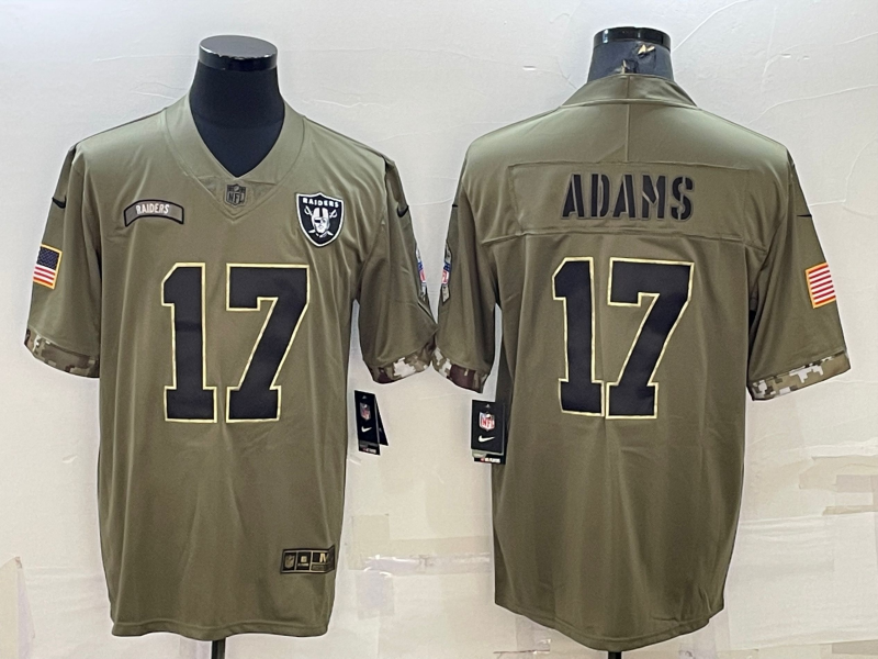Men's Las Vegas Raiders #17 Davante Adams Game Jerseys Stitched American Football Jerseys