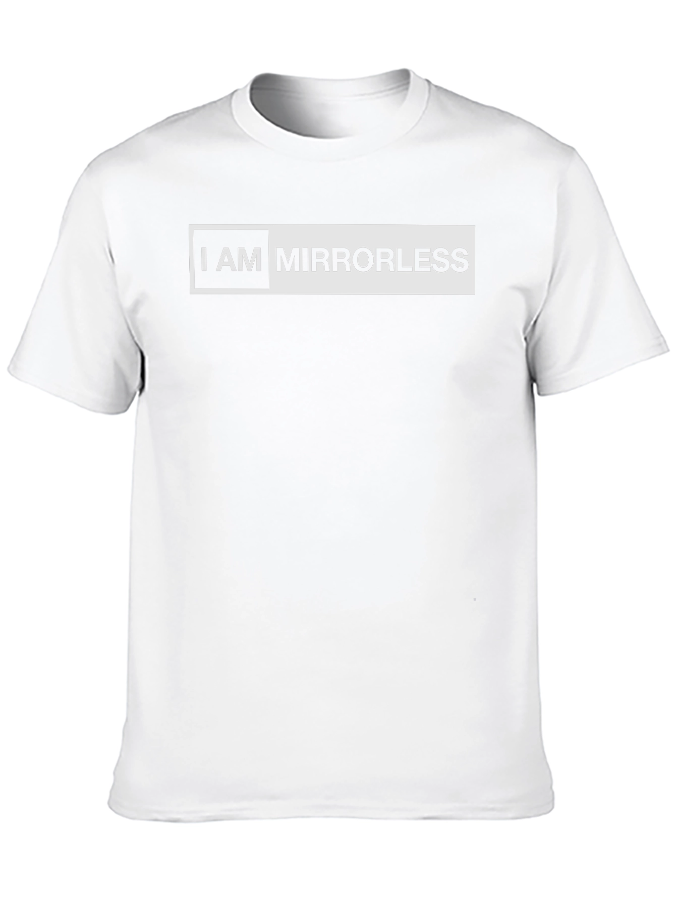 I AM MIRRORLESS Black Graphic T-Shirt