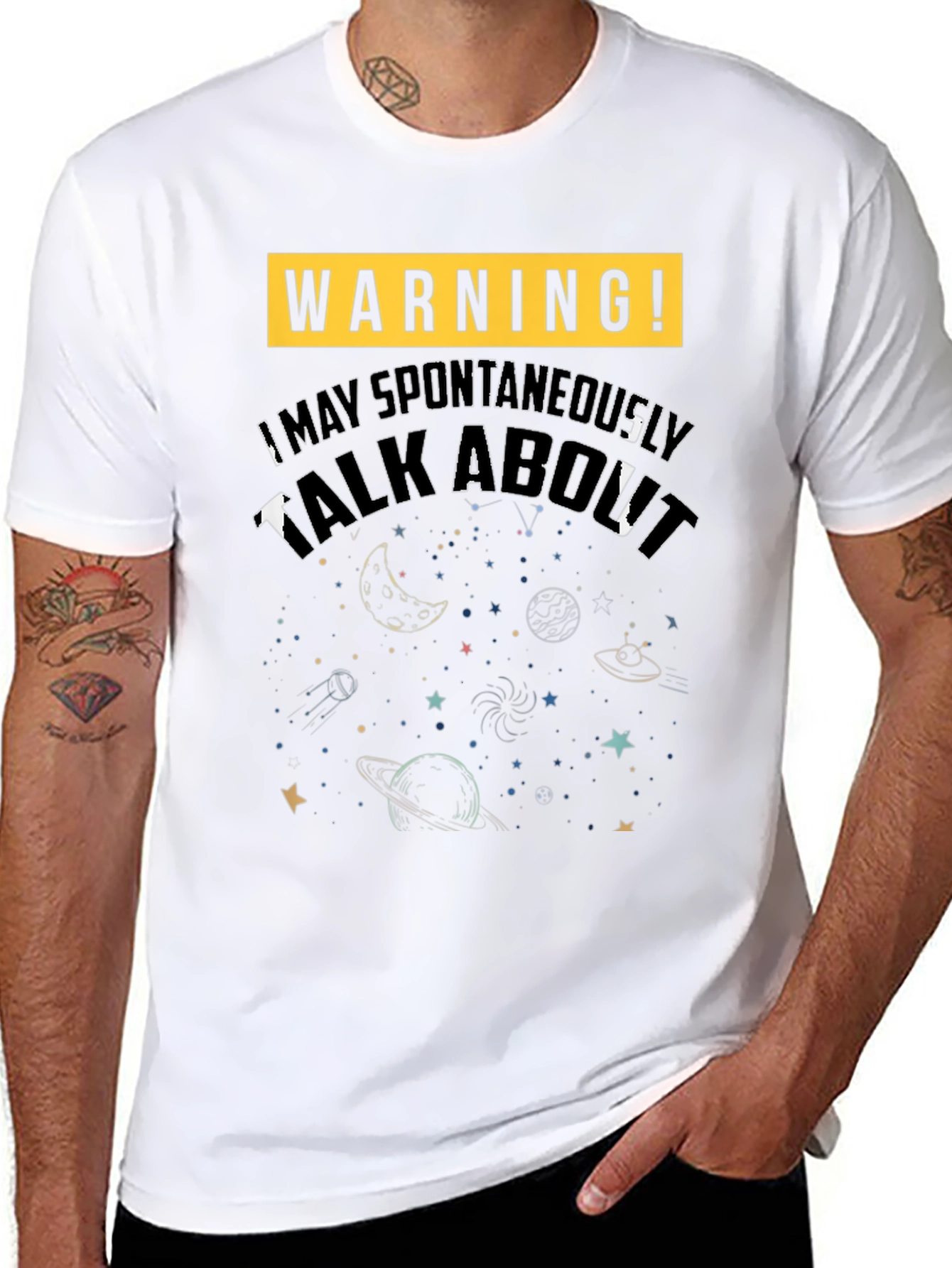 Warning! Space Talk T-Shirt