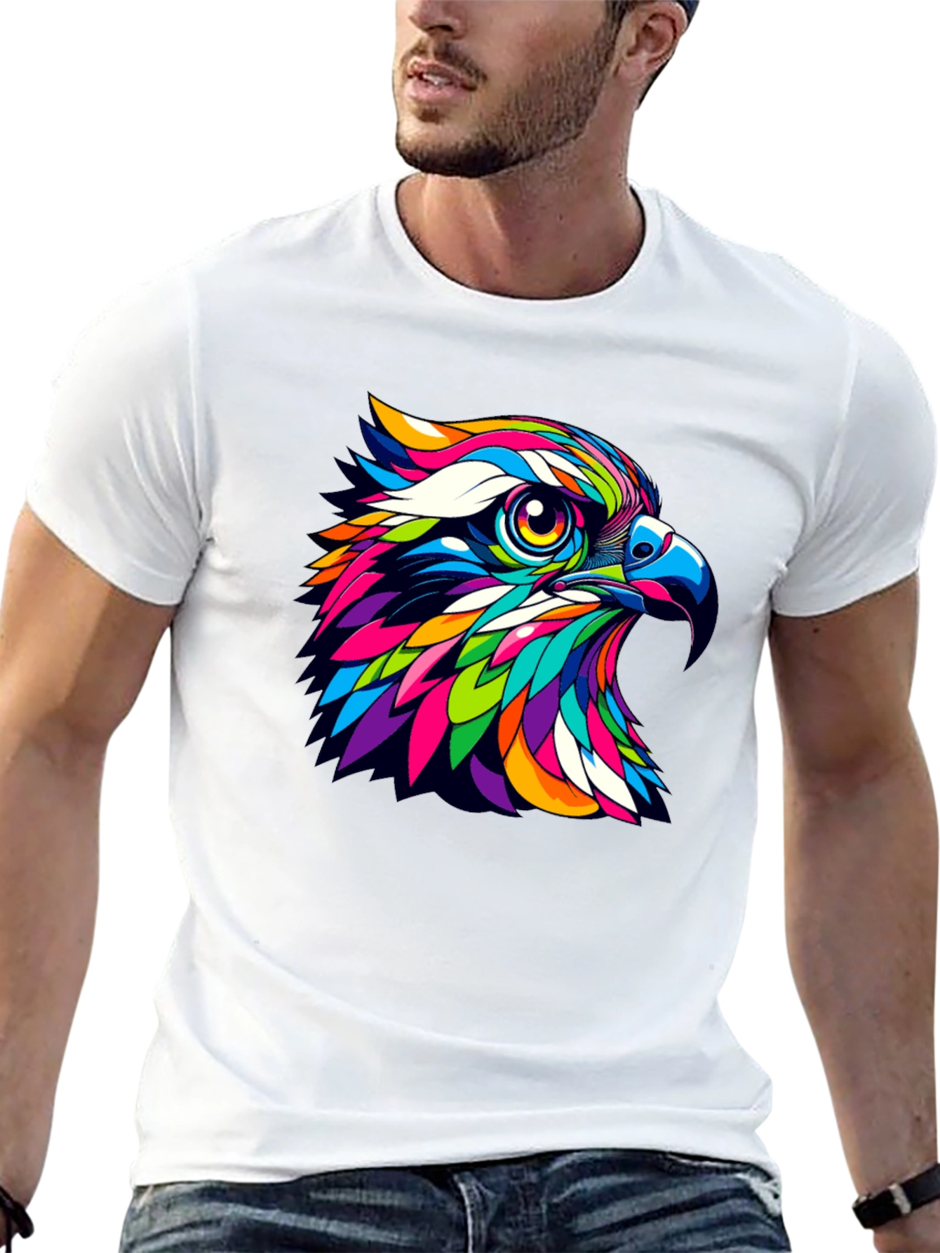 Bold Graphic Eagle T-Shirt