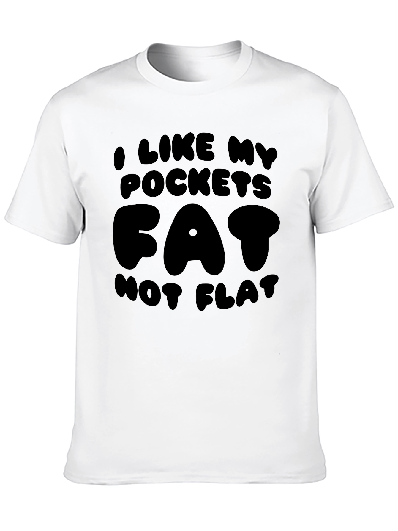Fat Pockets Graphic Tee - Mens Black T-Shirt