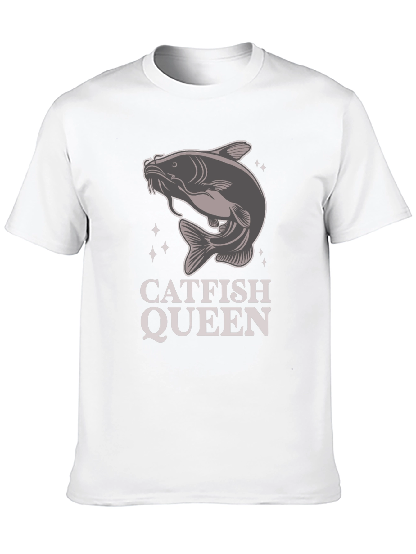 Catfish Queen T-Shirt - Fishing Humor Tee