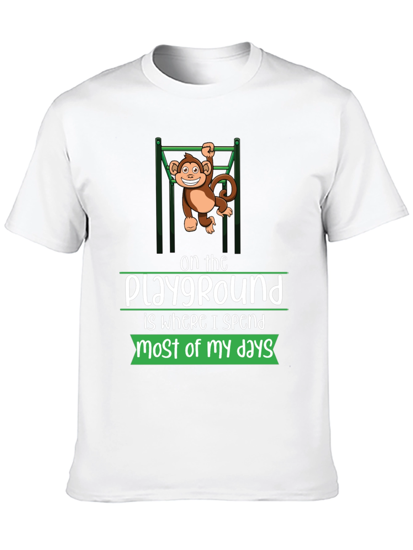 Playground Monkey Tee - Comfortable Graphic T-Shirt