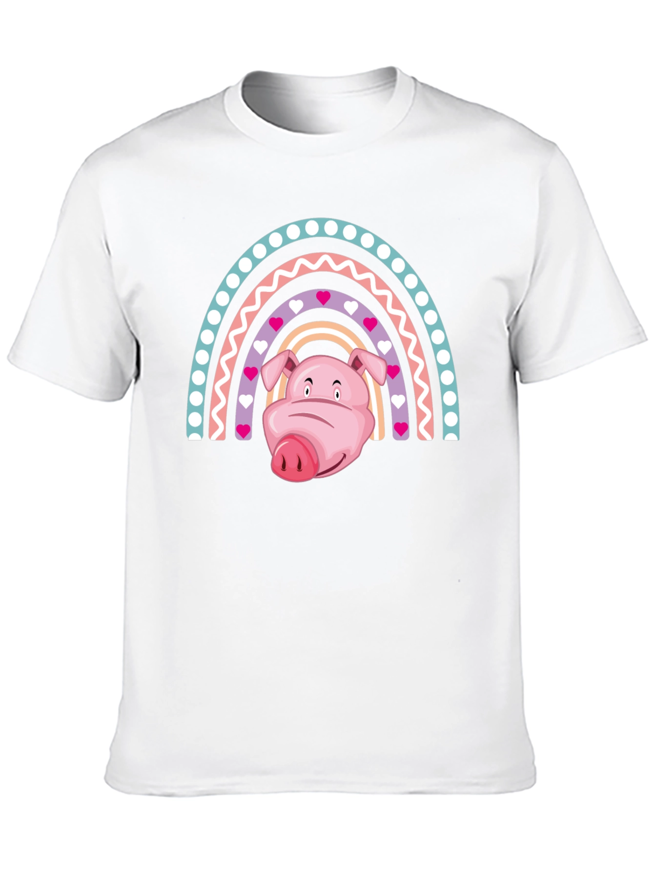 Rainbow Pig Graphic Tee