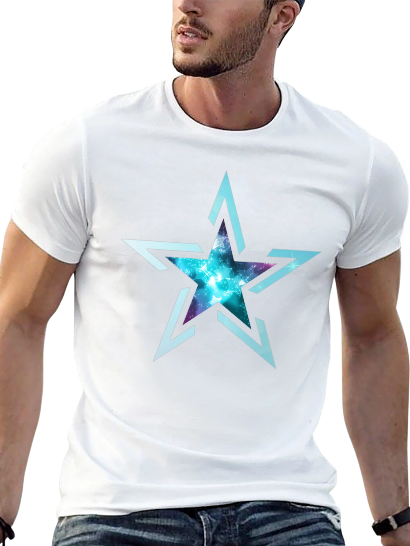 Galaxy Star Graphic T-Shirt