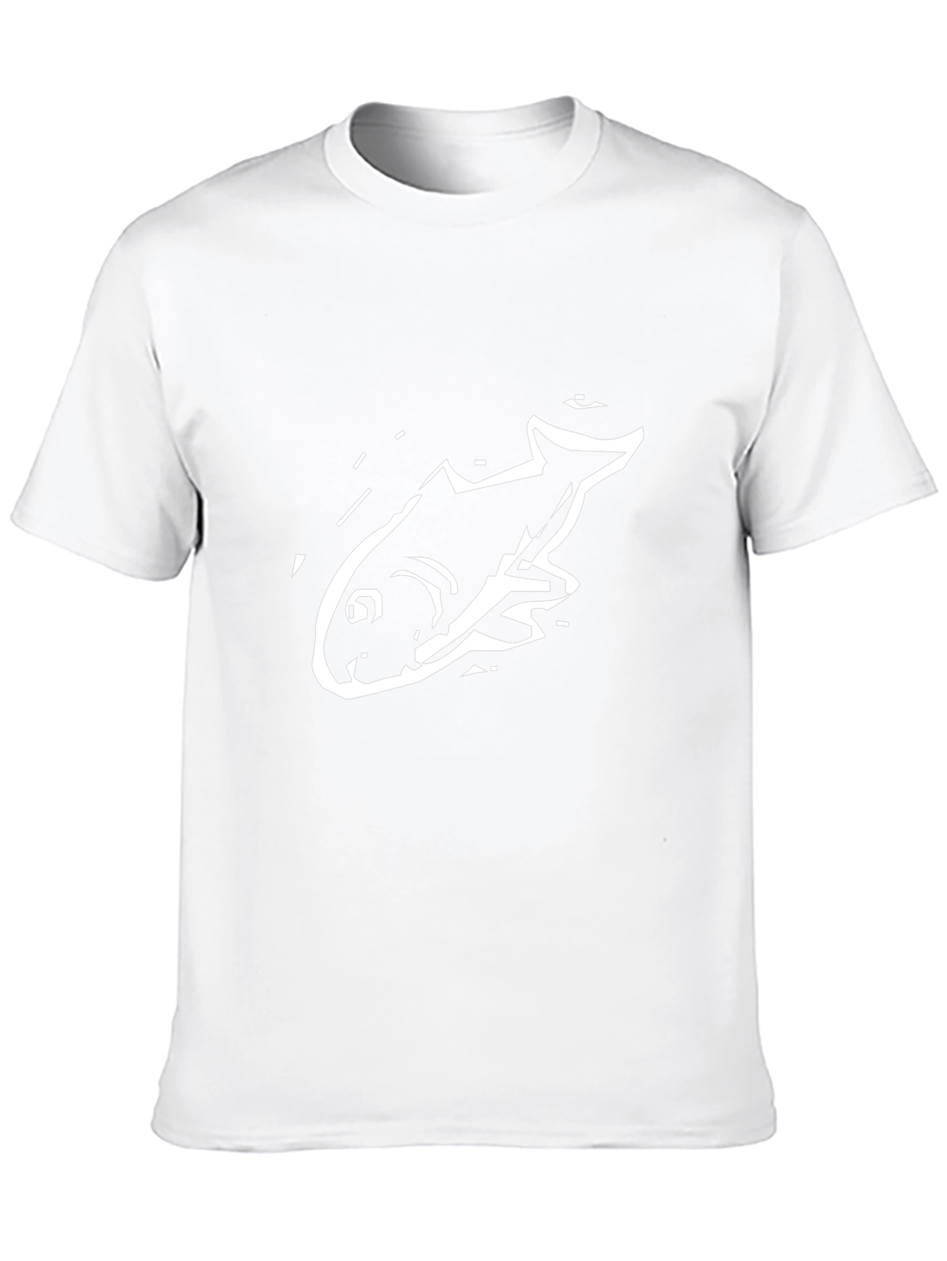 Cool Black Fish Graphic Tee for Men