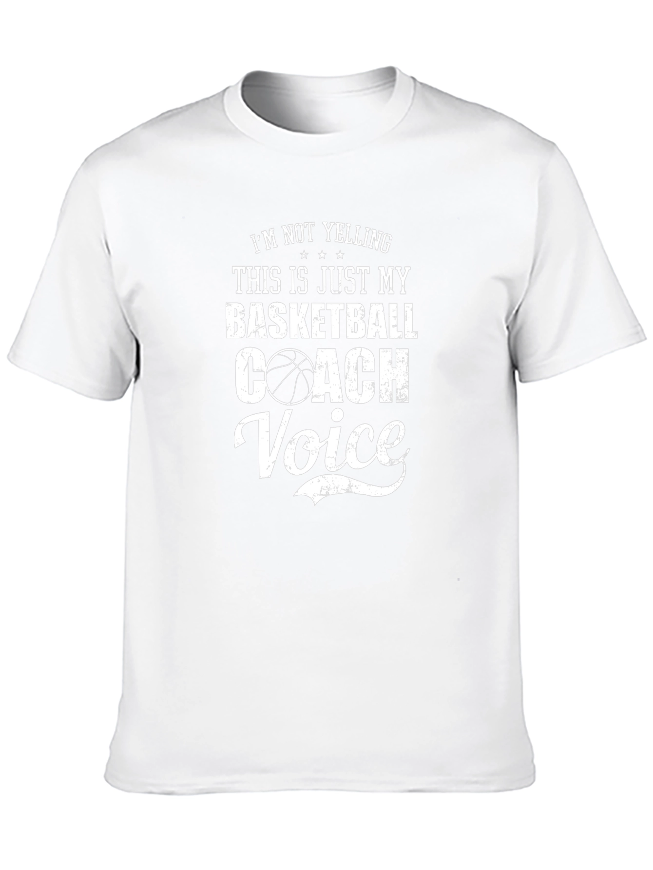 Basketball Coach Voice Graphic Tee