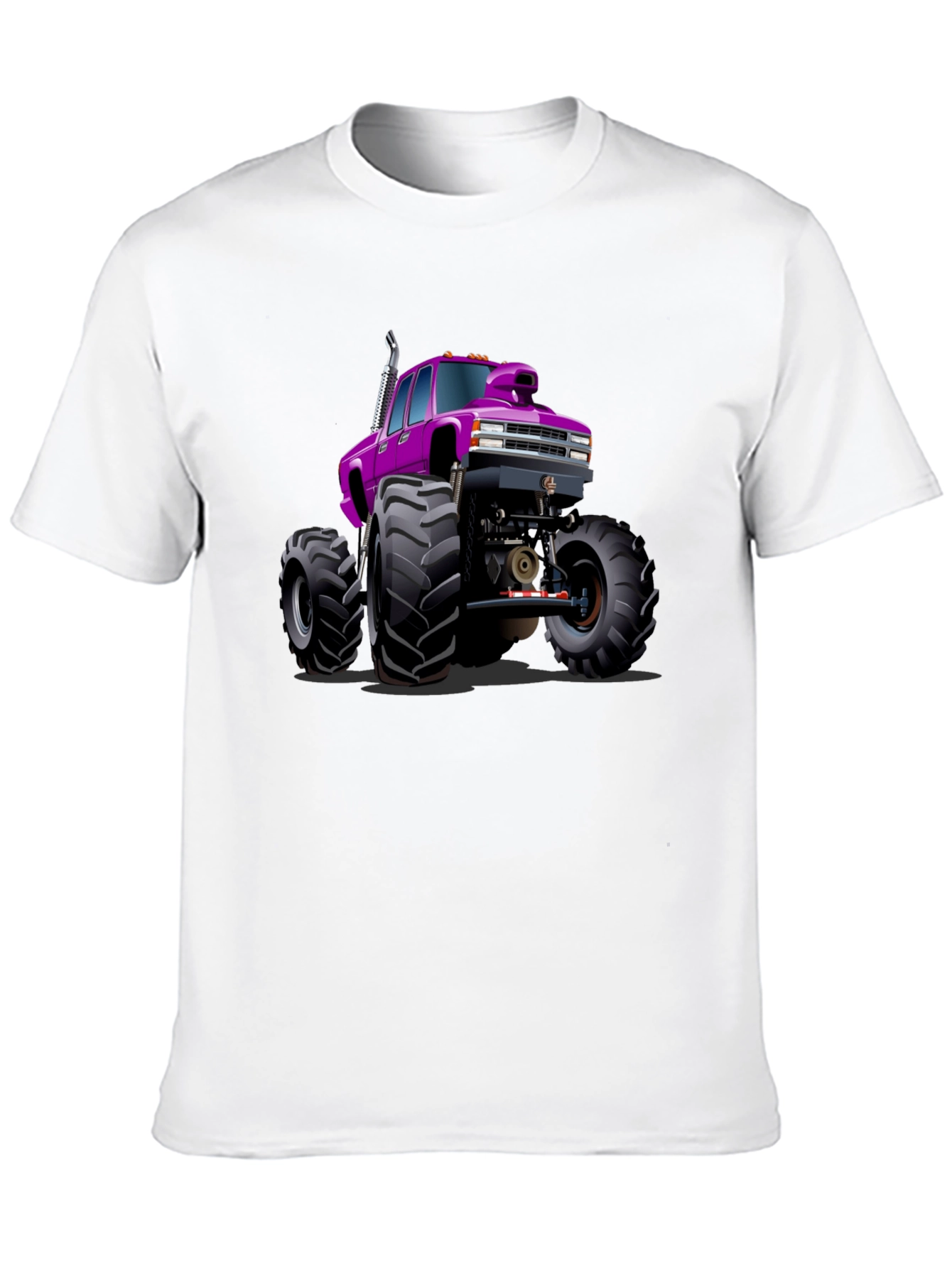 Monster Truck Graphic Tee - Bold Black Cotton